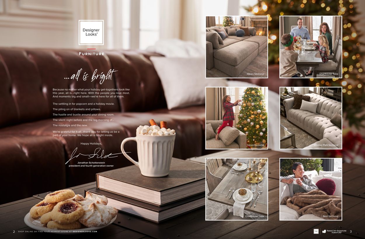 Catalogue American Signature Furniture HOLIDAY 2021 from 10/25/2021
