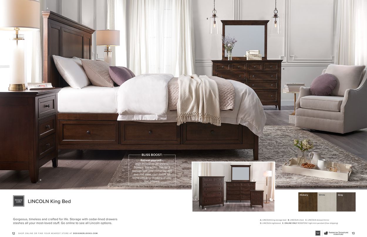 Catalogue American Signature Furniture from 03/01/2022