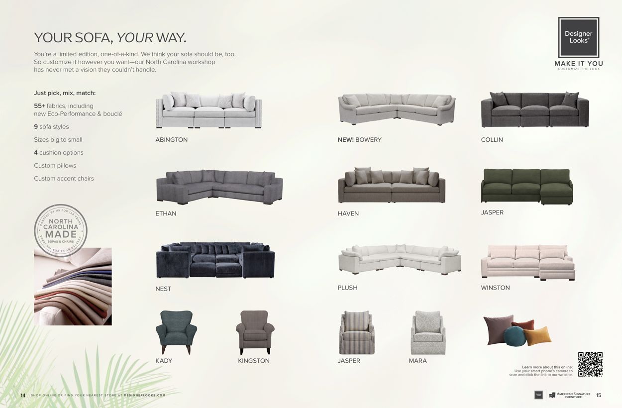 Catalogue American Signature Furniture from 05/04/2022