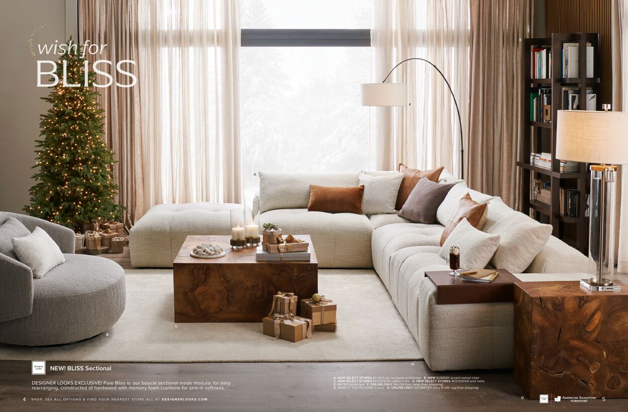 Catalogue American Signature Furniture from 10/25/2022