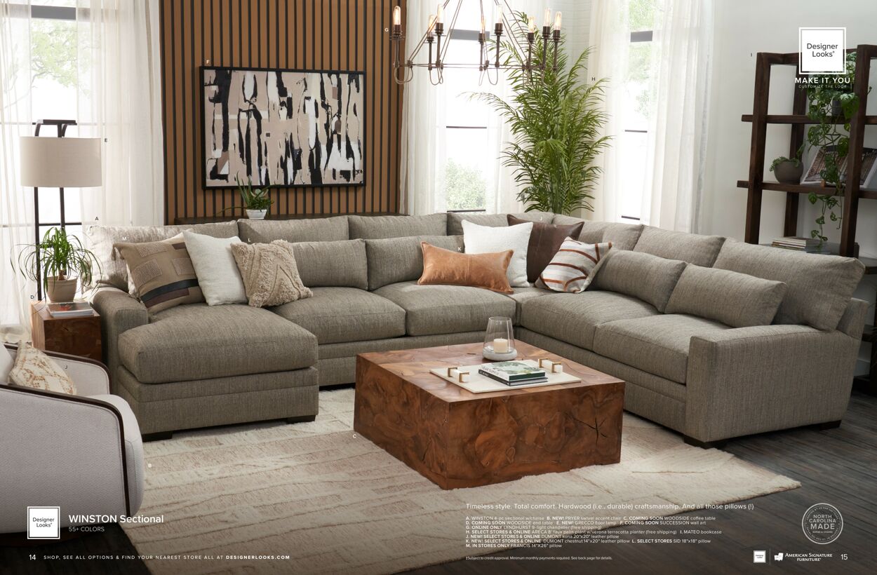 Catalogue American Signature Furniture from 05/01/2023