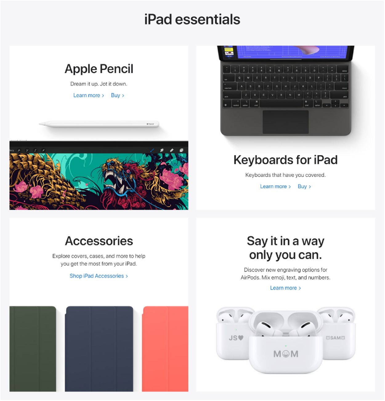 Catalogue Apple from 01/29/2021