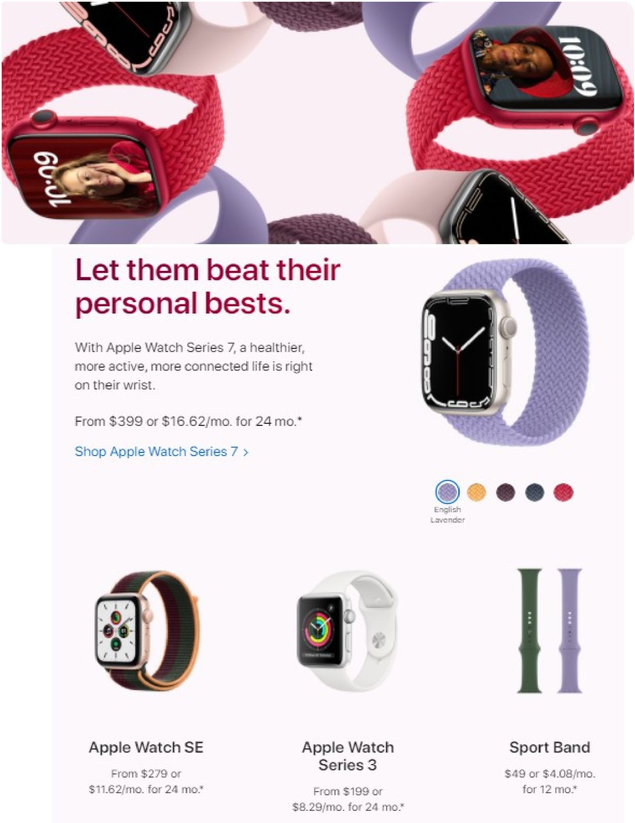 Catalogue Apple HOLIDAY 2021 from 11/17/2021