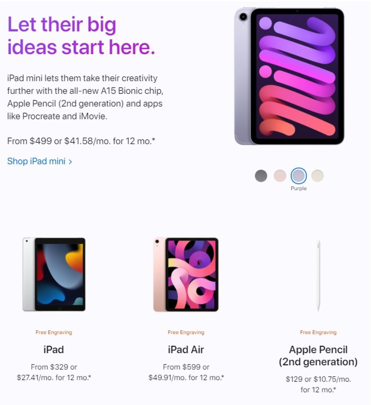 Catalogue Apple CYBER MONDAY 2021 from 11/24/2021