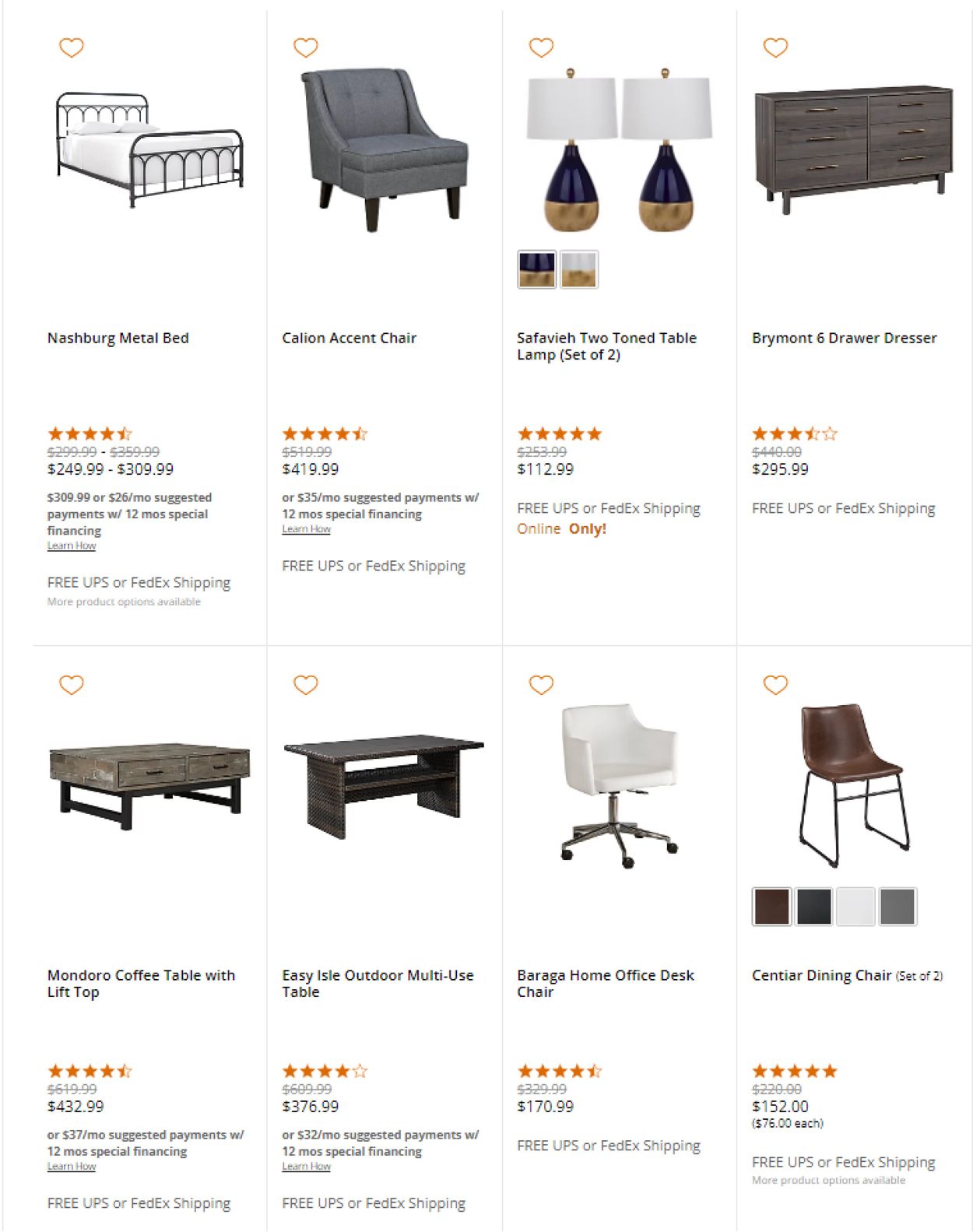 Catalogue Ashley Furniture BLACK FRIDAY 2021  from 11/08/2021