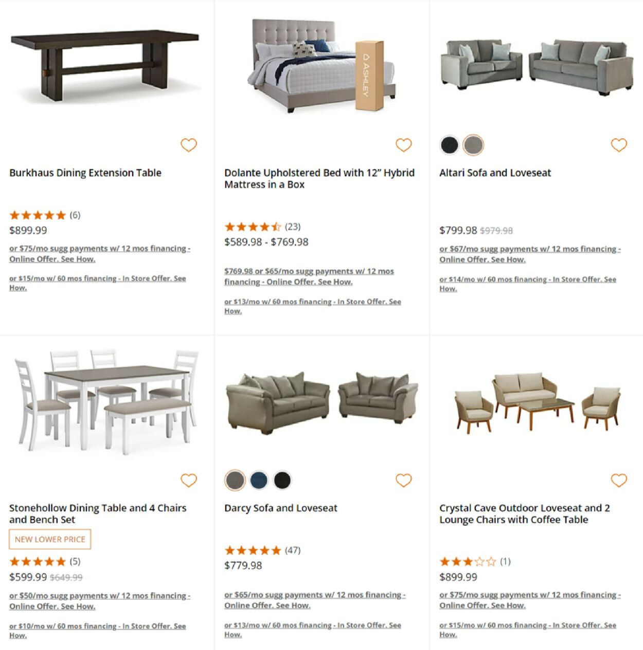 Catalogue Ashley Furniture from 10/10/2023