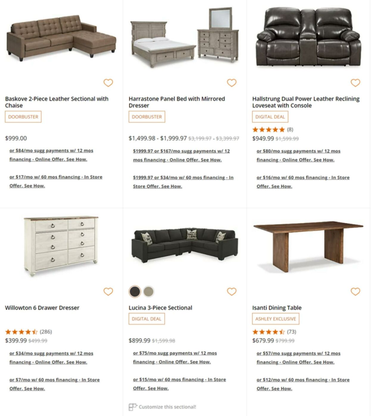 Catalogue Ashley Furniture from 11/13/2023