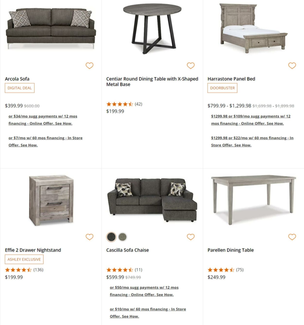 Catalogue Ashley Furniture from 11/13/2023