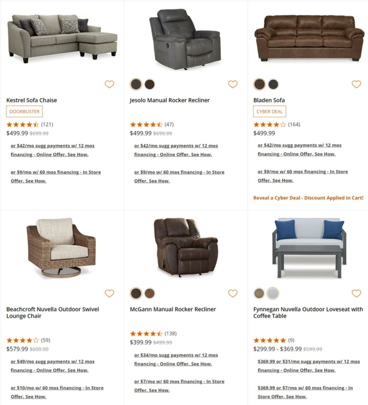 Catalogue Ashley Furniture from 11/28/2023