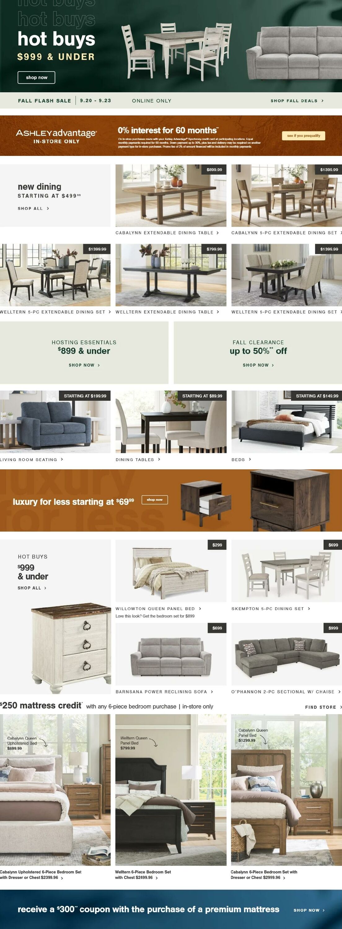 Catalogue Ashley Furniture from 09/23/2024