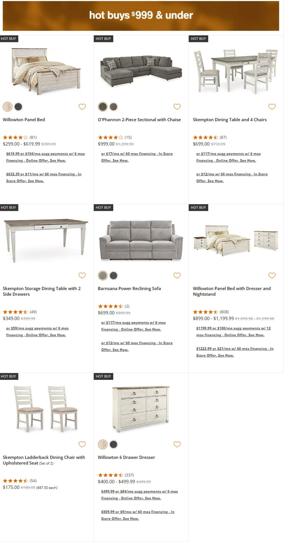 Catalogue Ashley Furniture from 09/23/2024