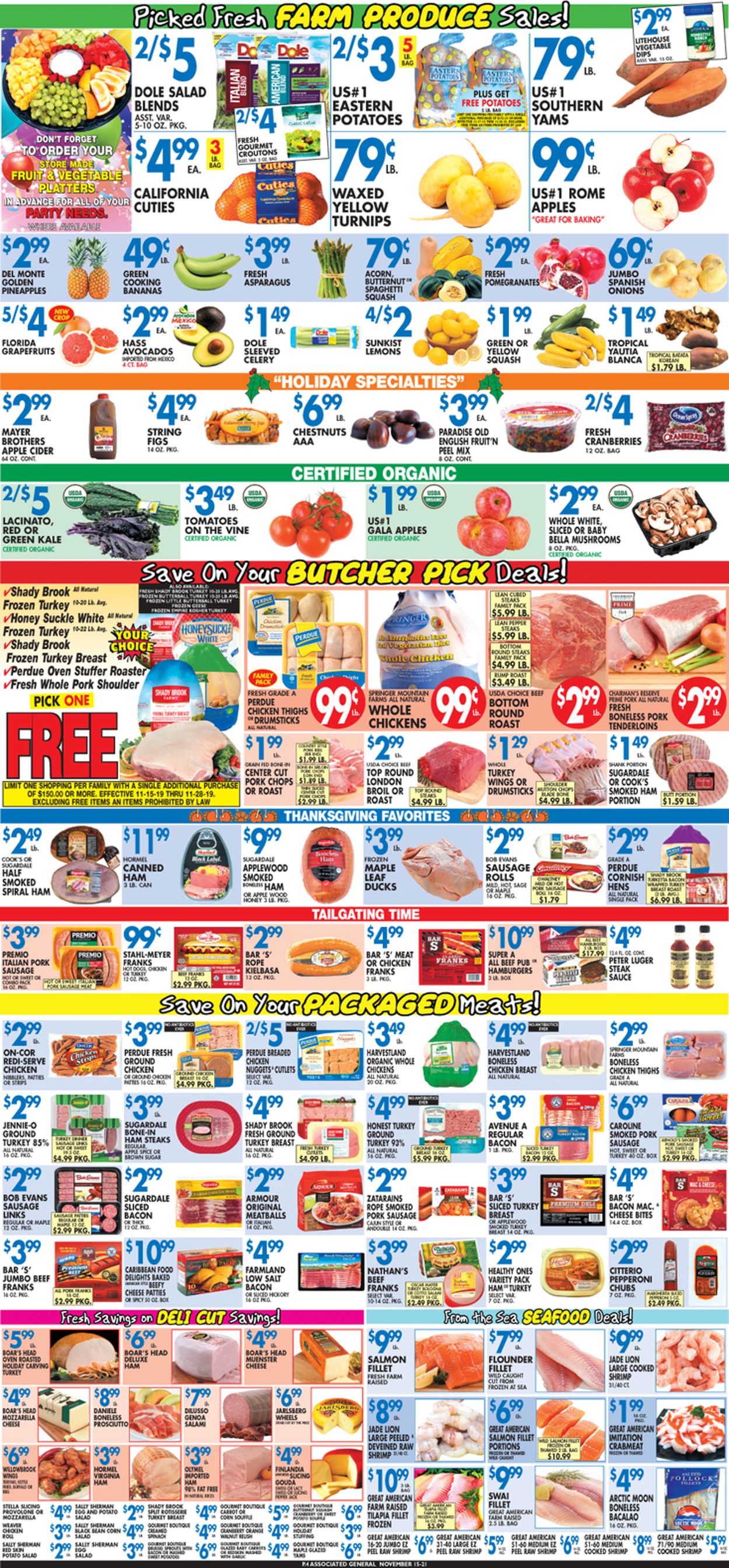Catalogue Associated Supermarkets from 11/15/2019