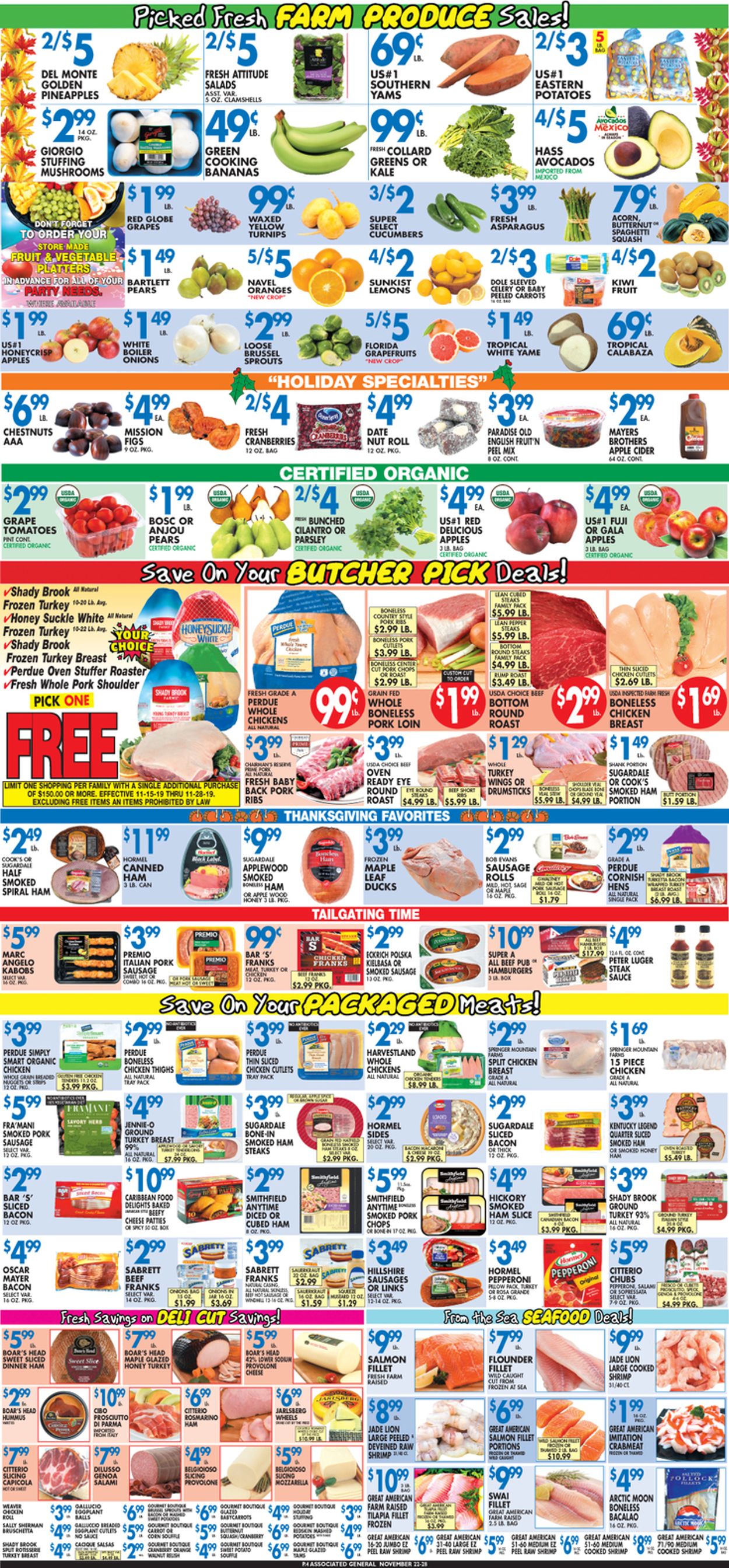 Catalogue Associated Supermarkets from 11/22/2019