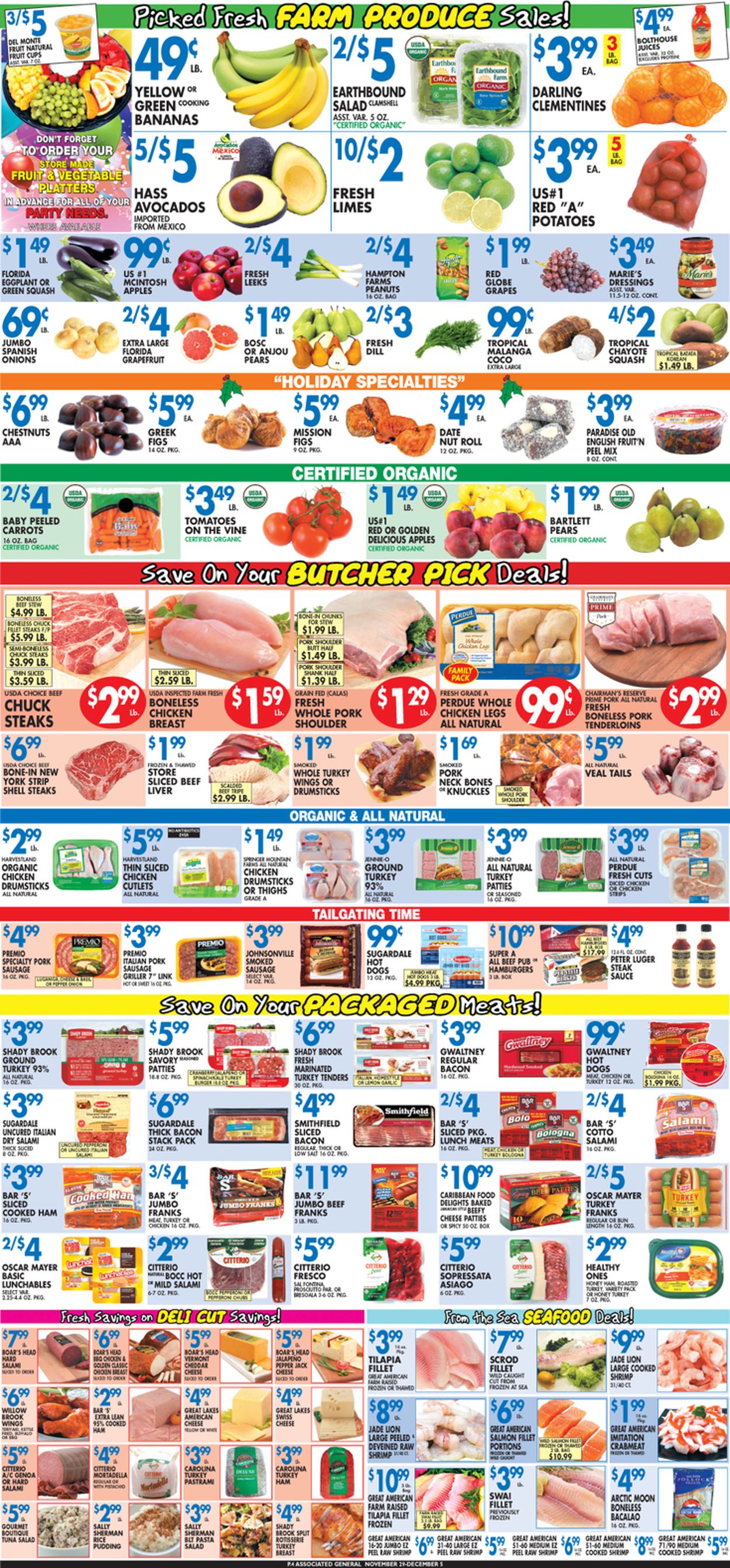 Catalogue Associated Supermarkets from 11/29/2019