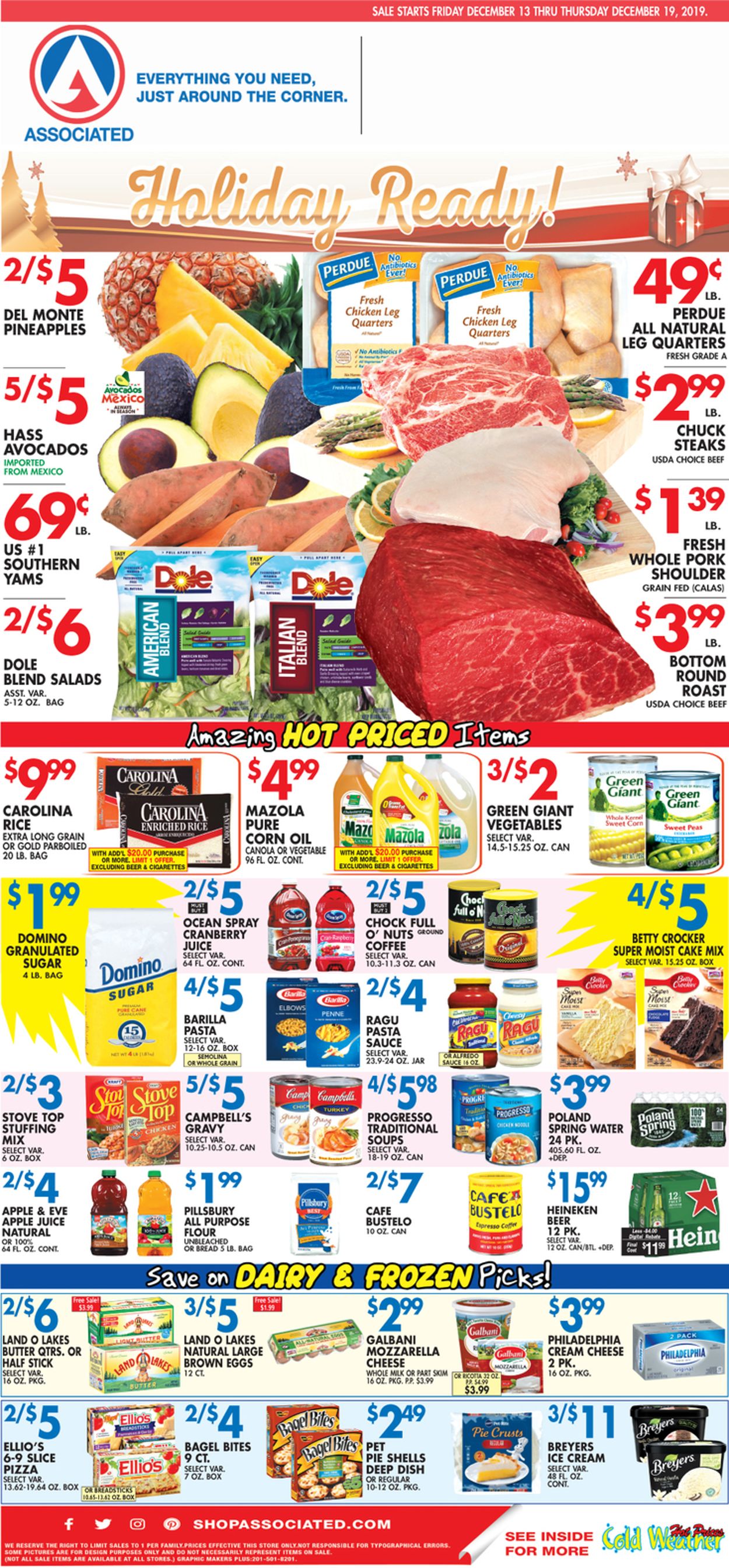Catalogue Associated Supermarkets - Holiday Ad 2019 from 12/13/2019