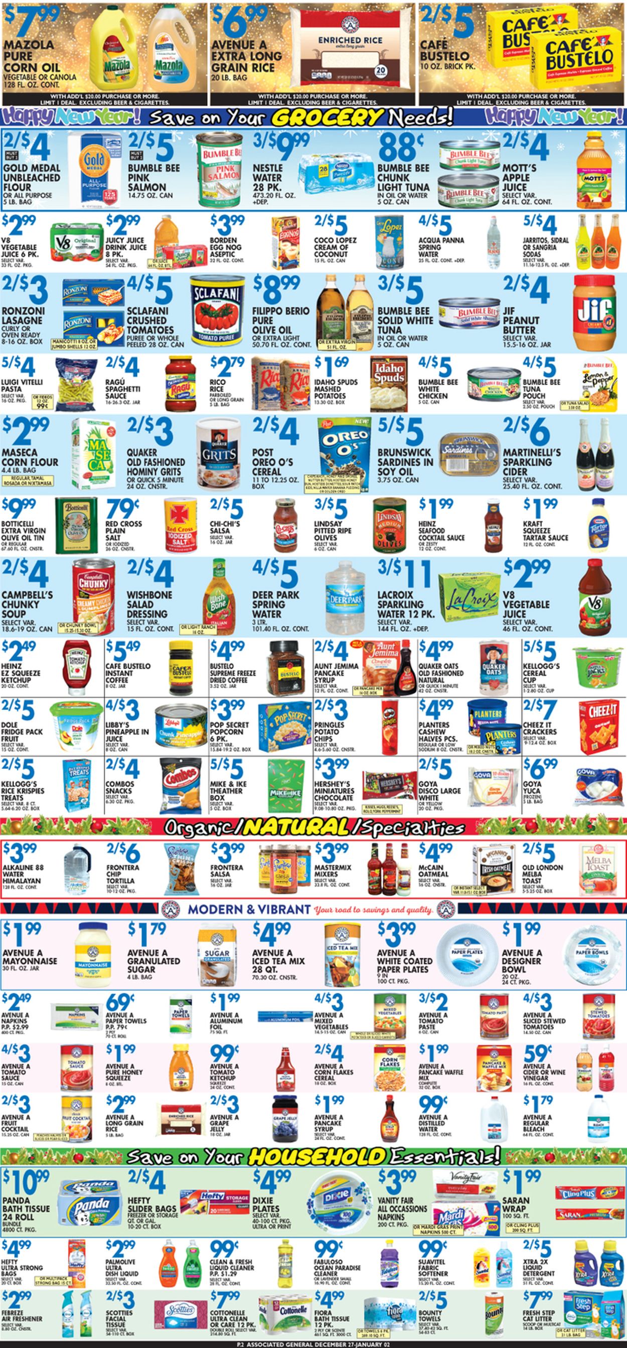 Catalogue Associated Supermarkets from 12/27/2019