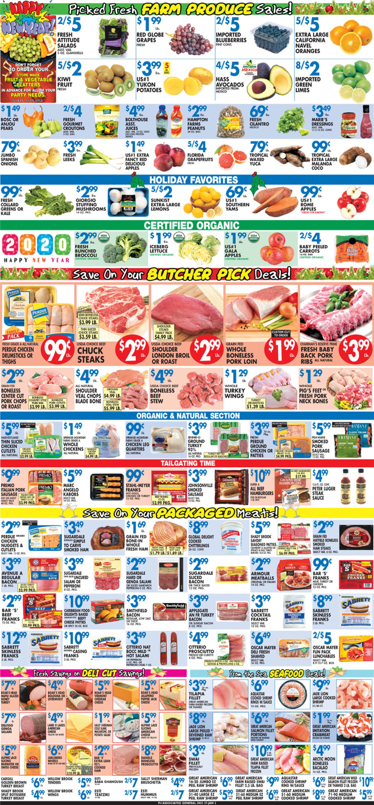 Catalogue Associated Supermarkets from 12/27/2019