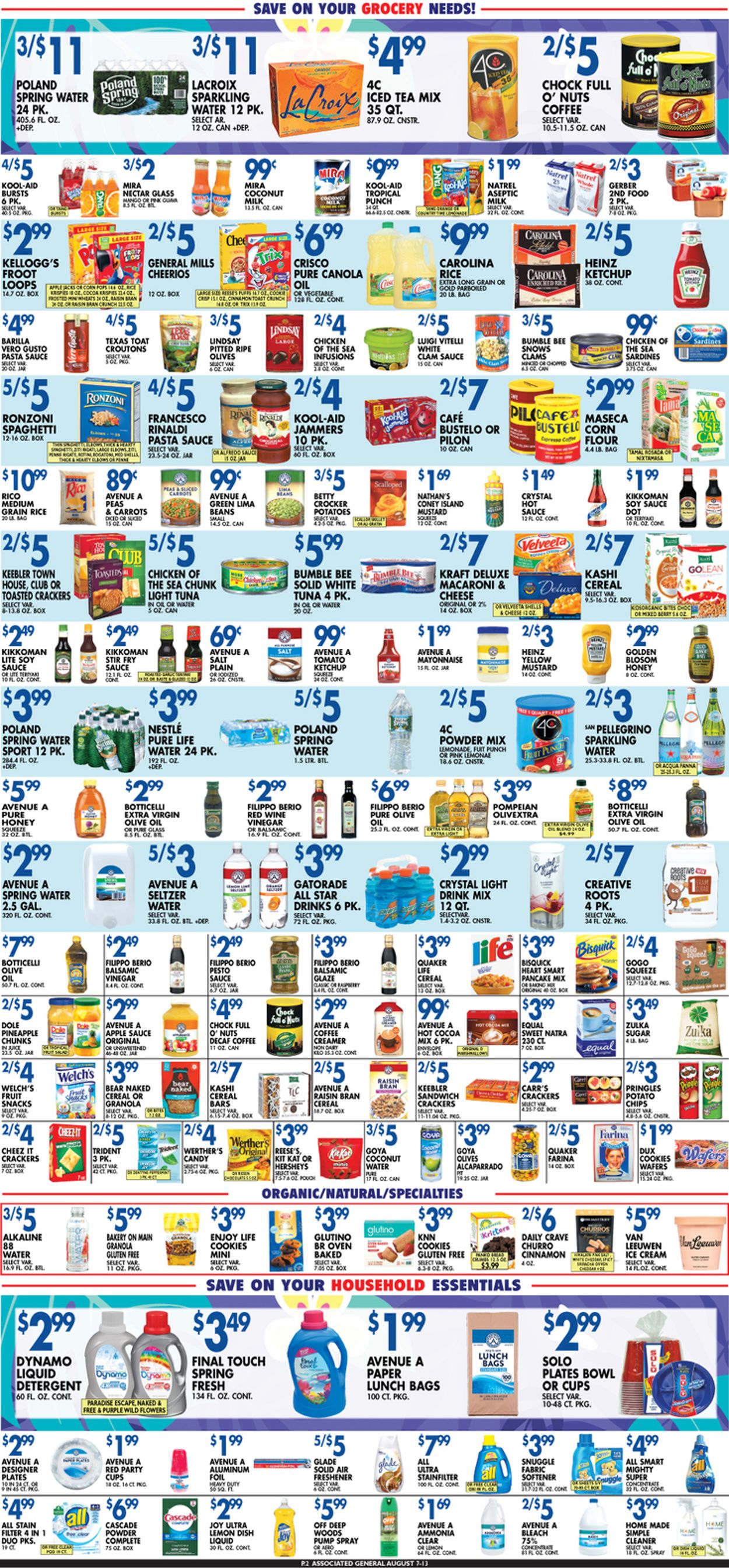 Catalogue Associated Supermarkets from 08/07/2020