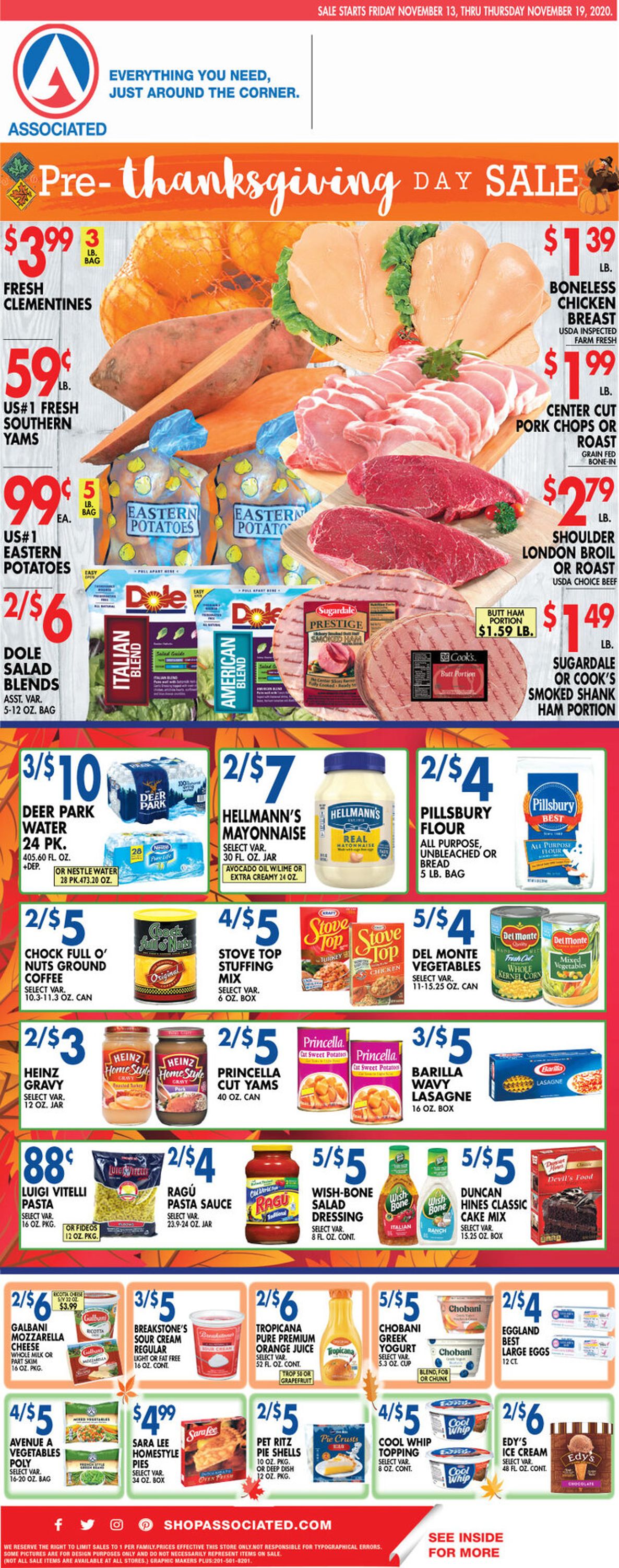 Catalogue Associated Supermarkets from 11/13/2020