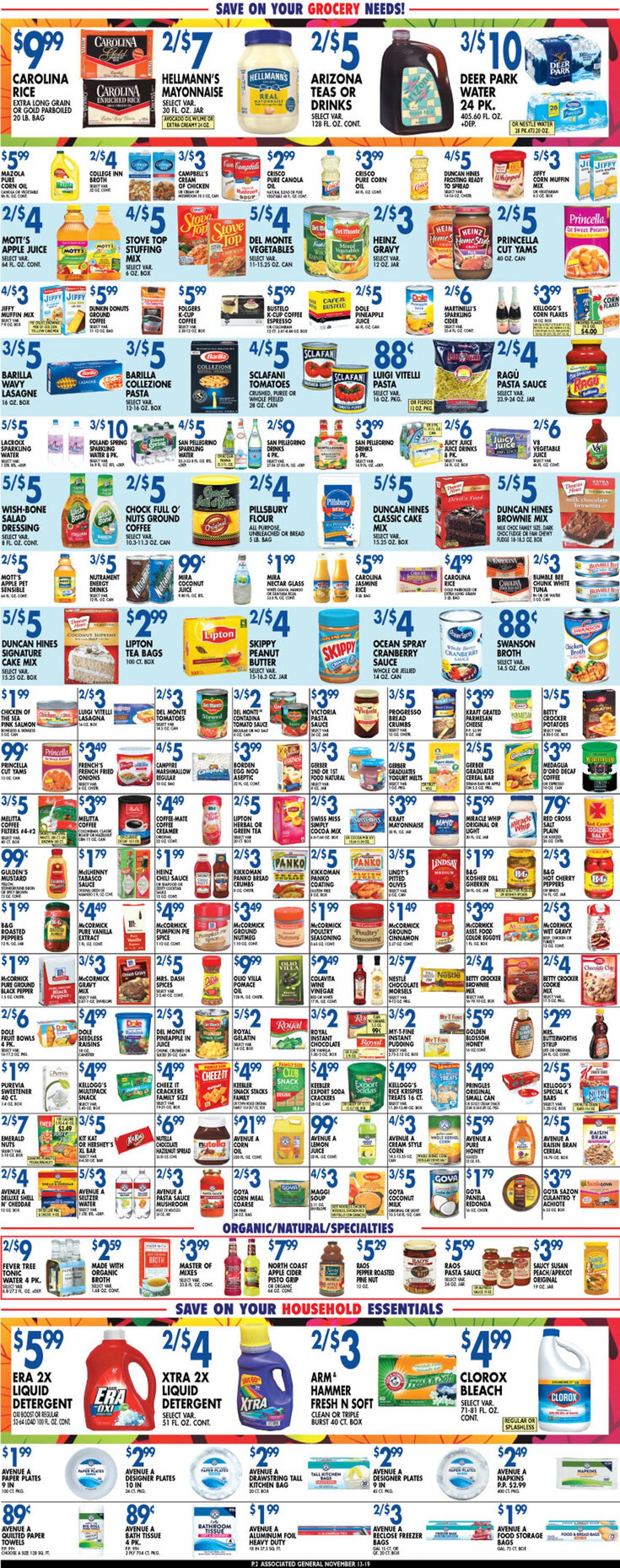 Catalogue Associated Supermarkets from 11/13/2020