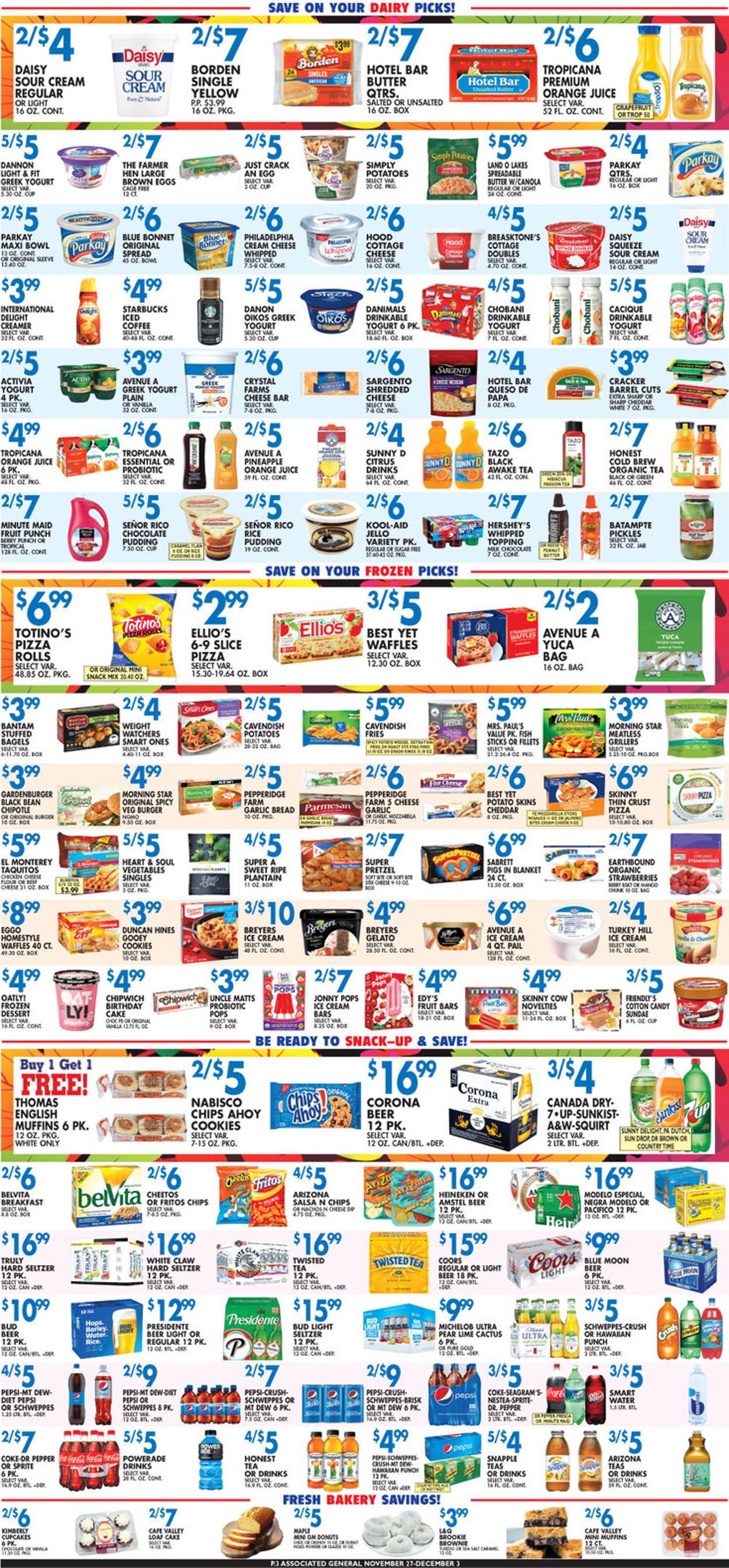 Catalogue Associated Supermarkets Black Friday 2020 from 11/27/2020