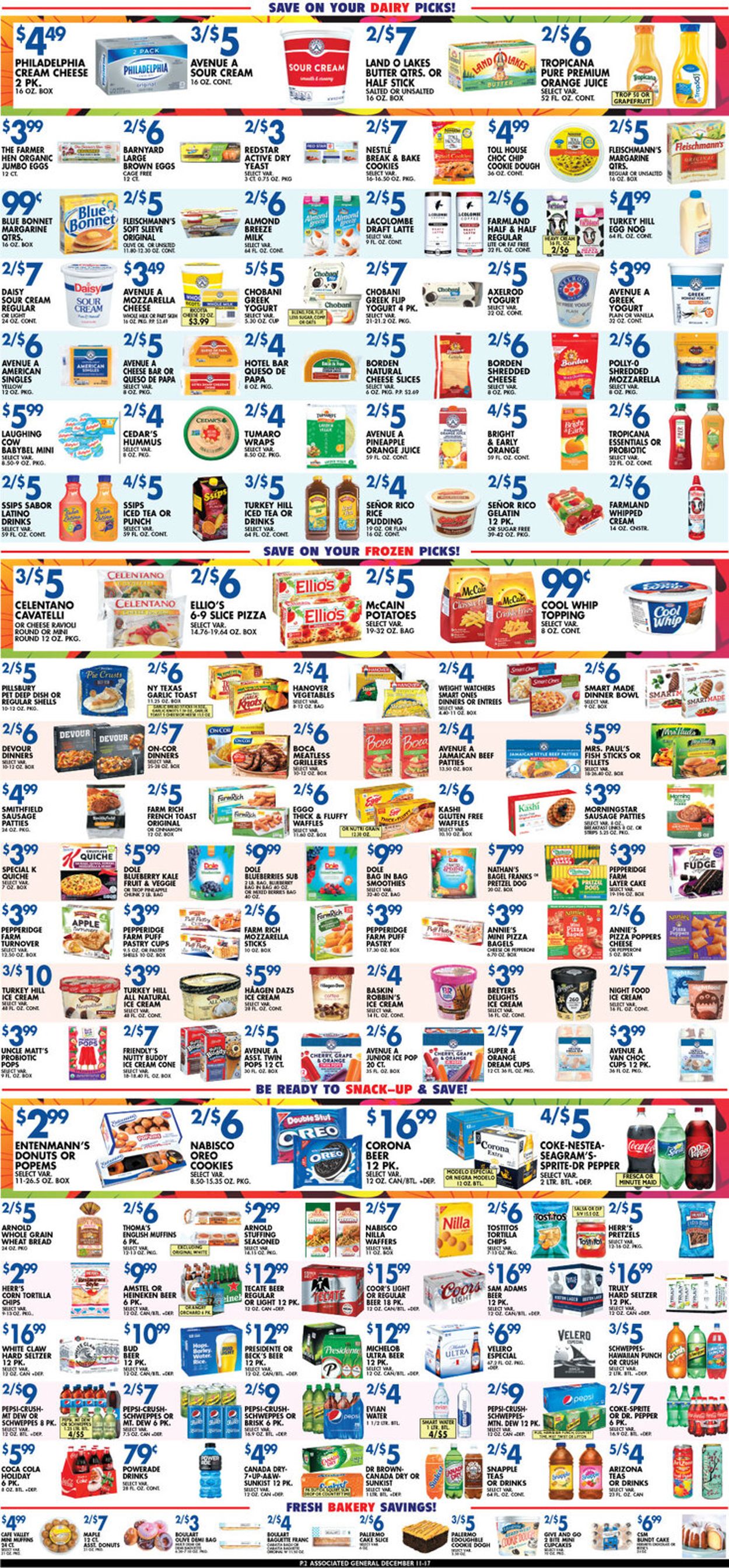 Catalogue Associated Supermarkets Holiday 2020 from 12/11/2020