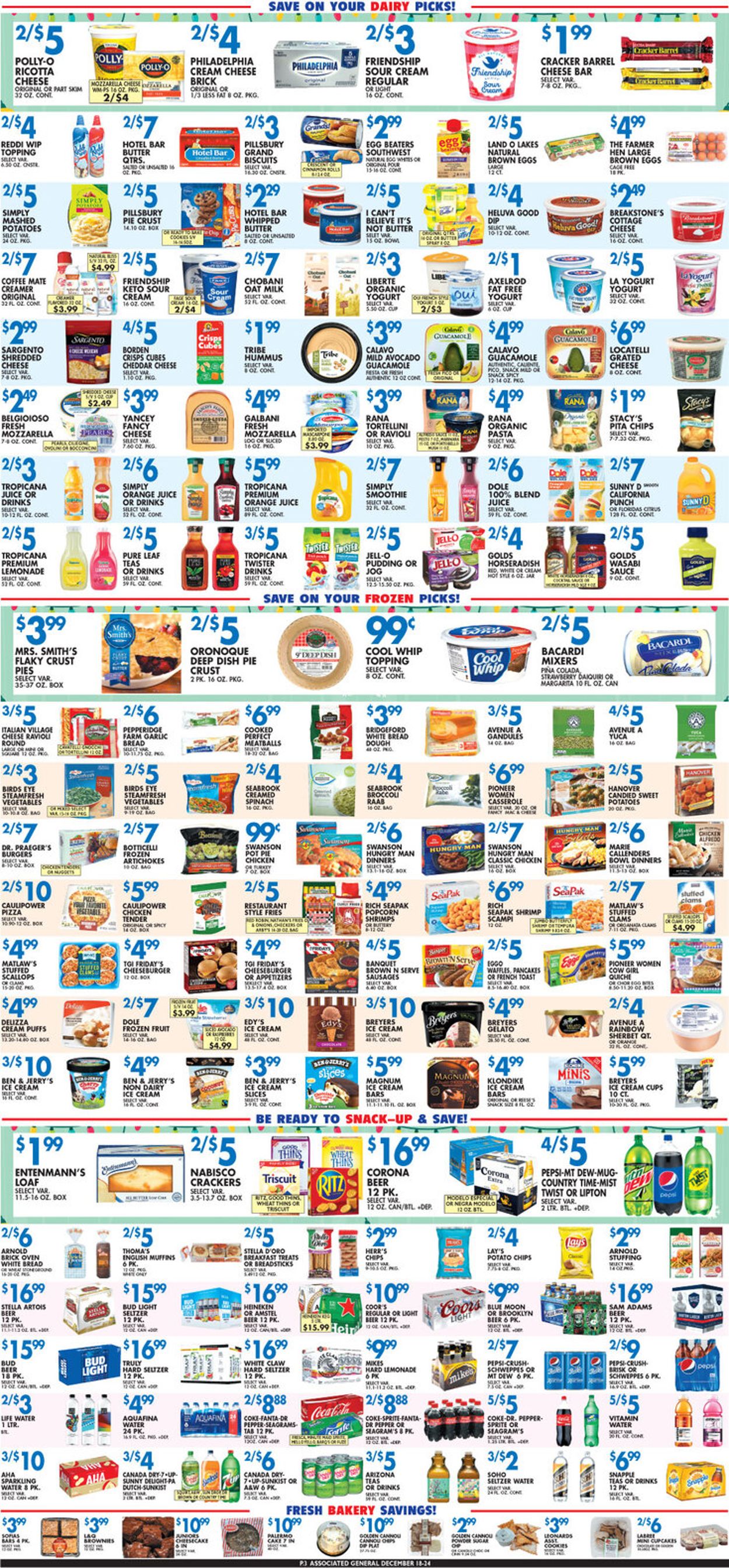 Catalogue Associated Supermarkets Christmas Ad 2020 from 12/18/2020