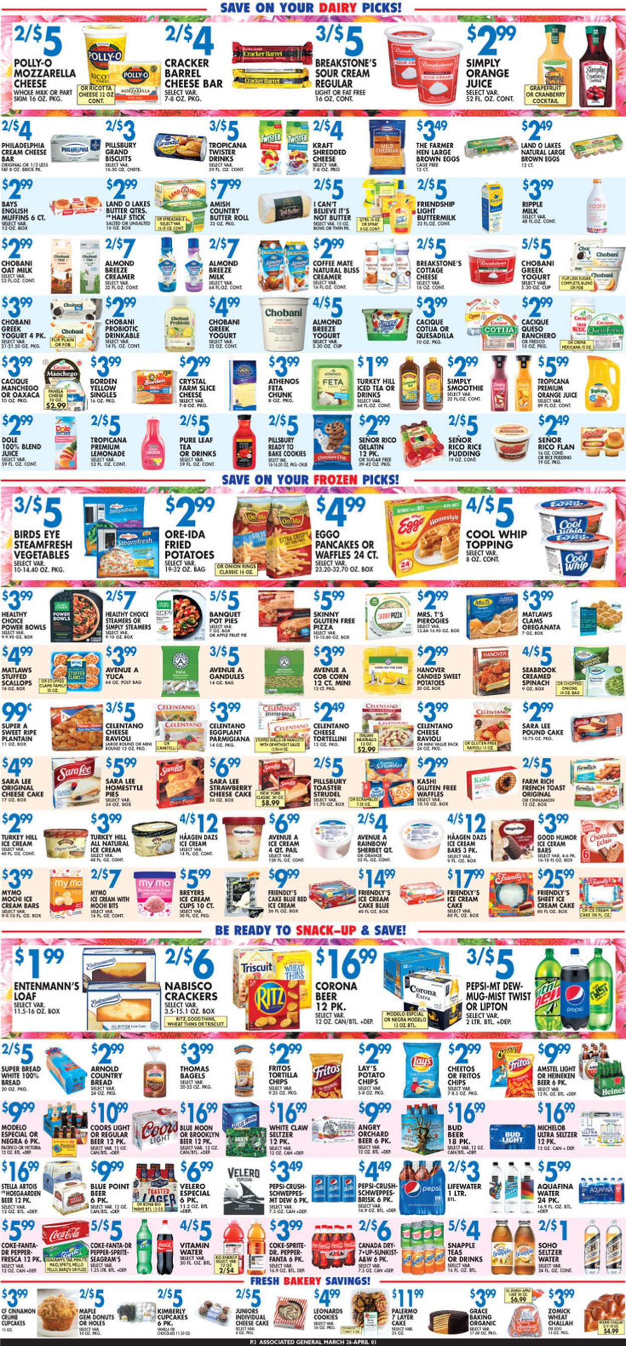 Catalogue Associated Supermarkets - Easter 2021 from 03/26/2021