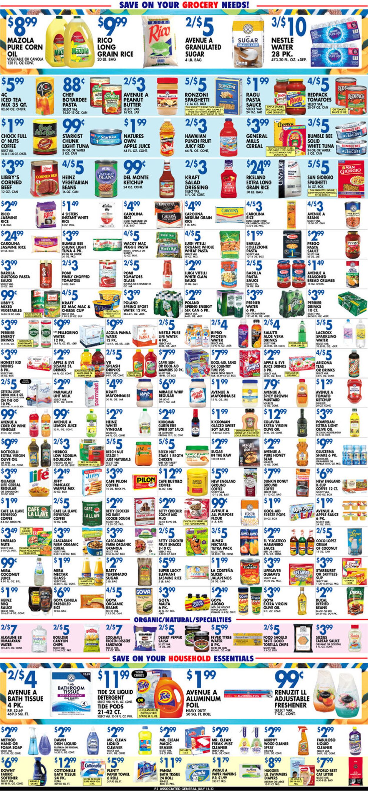 Catalogue Associated Supermarkets from 07/16/2021