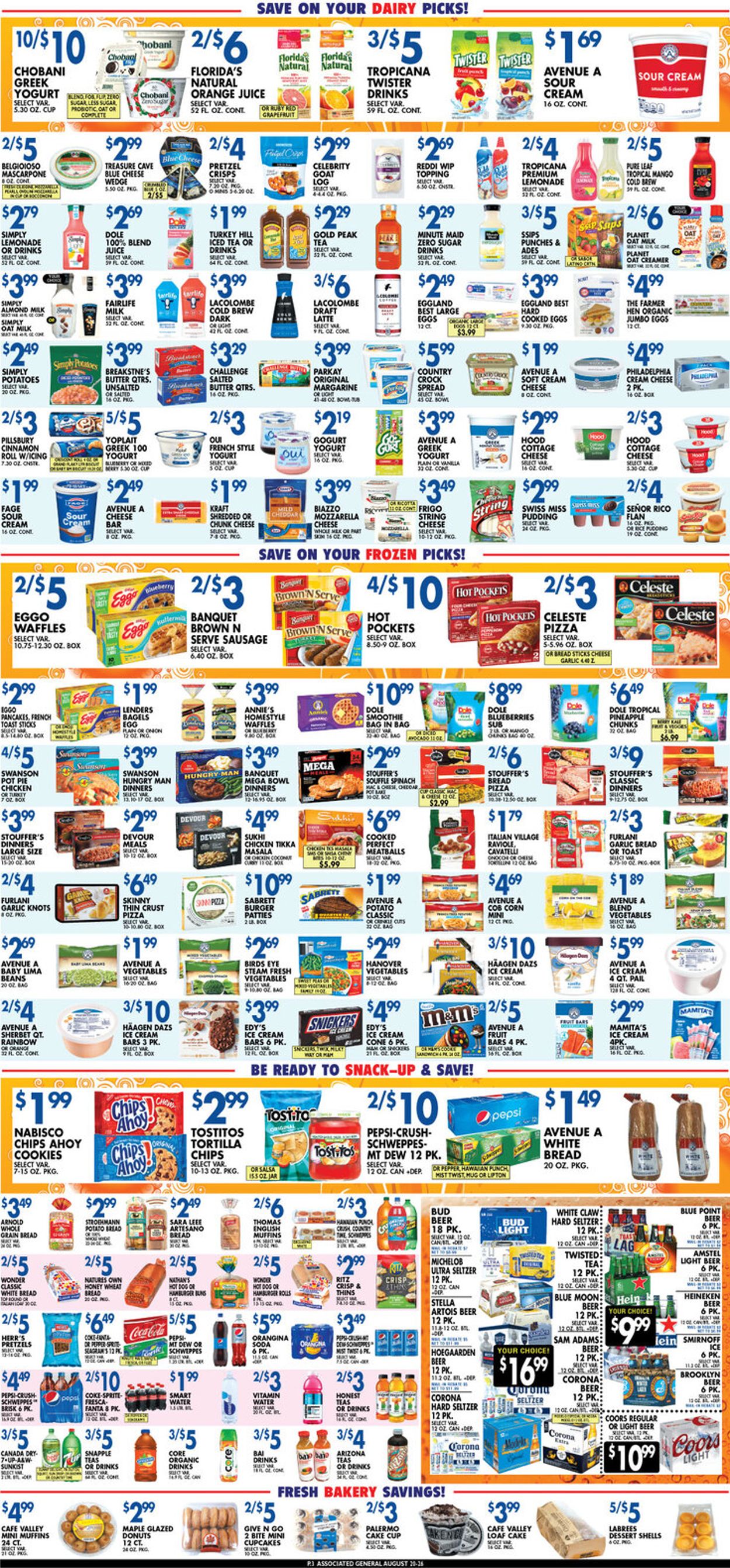 Catalogue Associated Supermarkets from 08/20/2021