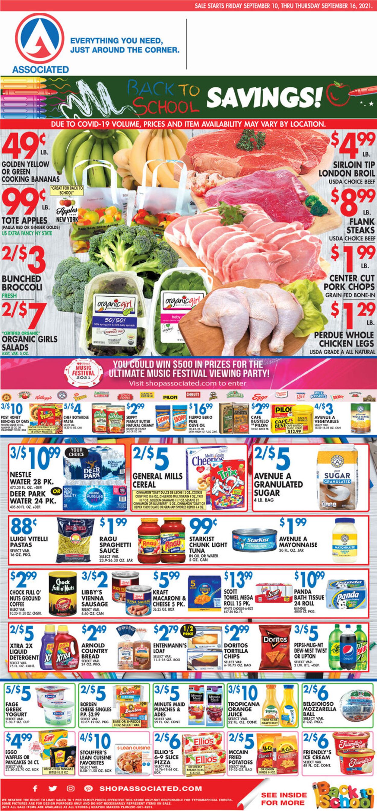 Catalogue Associated Supermarkets from 09/10/2021