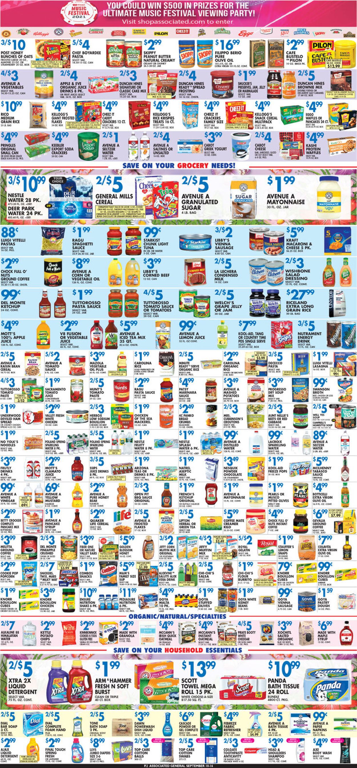 Catalogue Associated Supermarkets from 09/10/2021