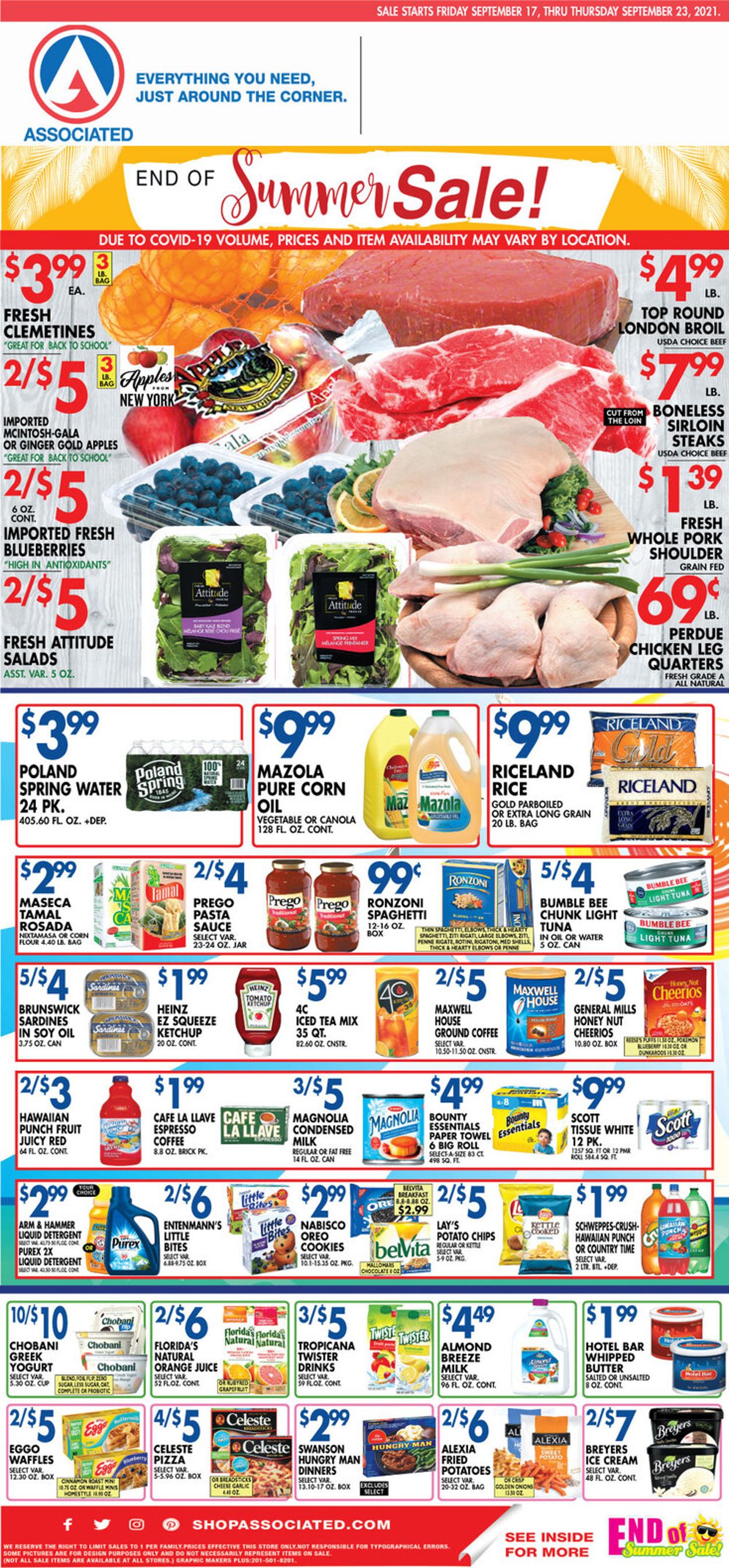 Catalogue Associated Supermarkets from 09/17/2021