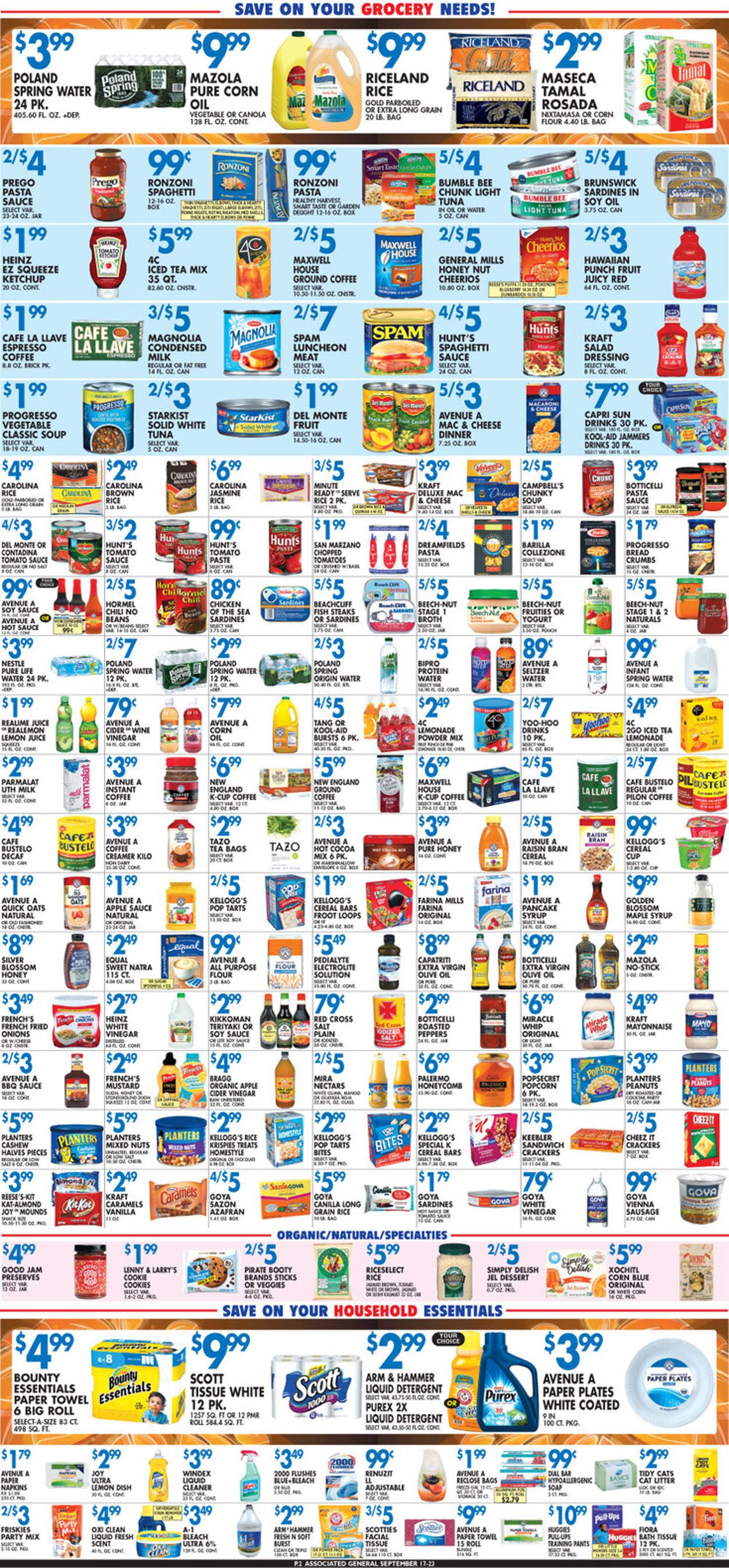 Catalogue Associated Supermarkets from 09/17/2021