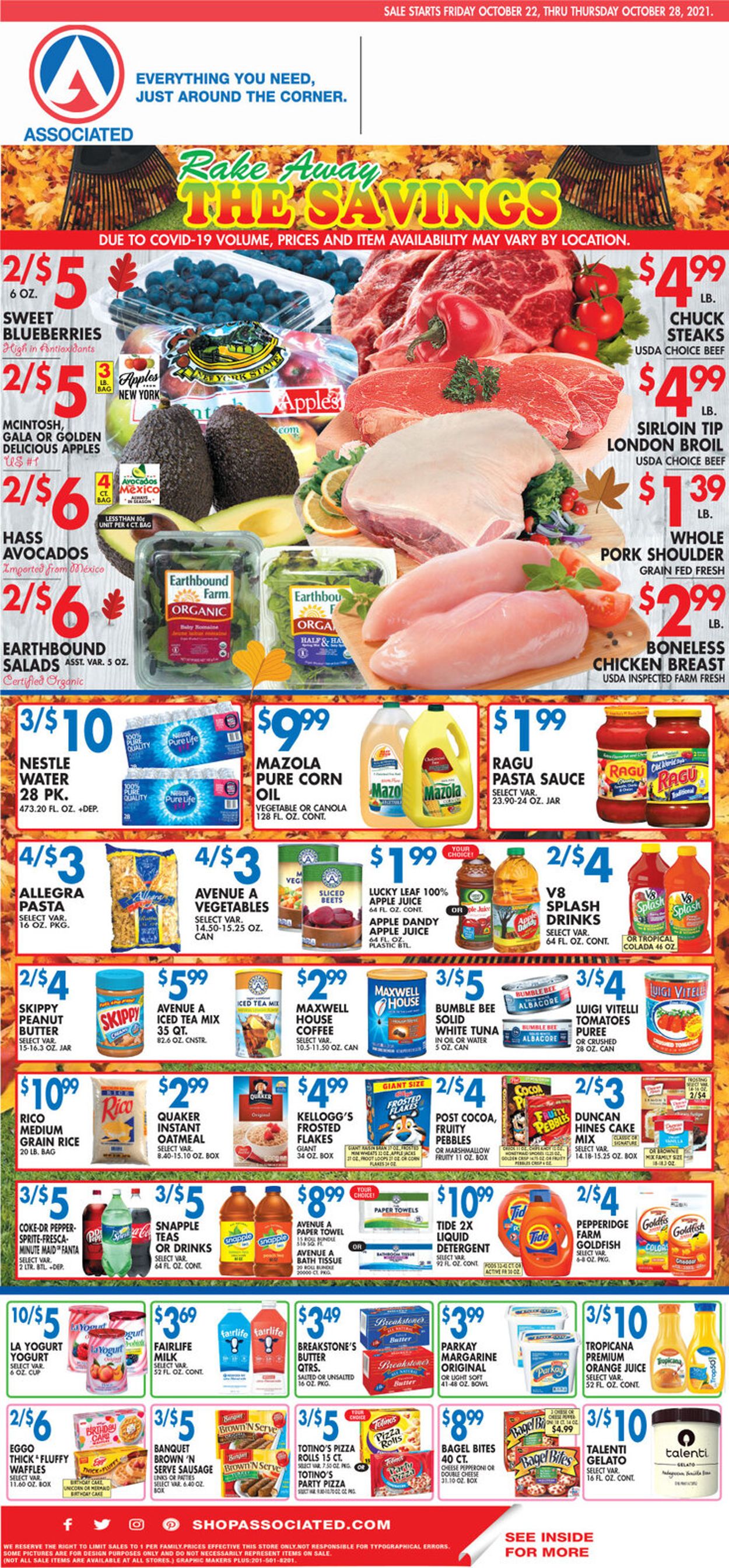 Catalogue Associated Supermarkets from 10/22/2021