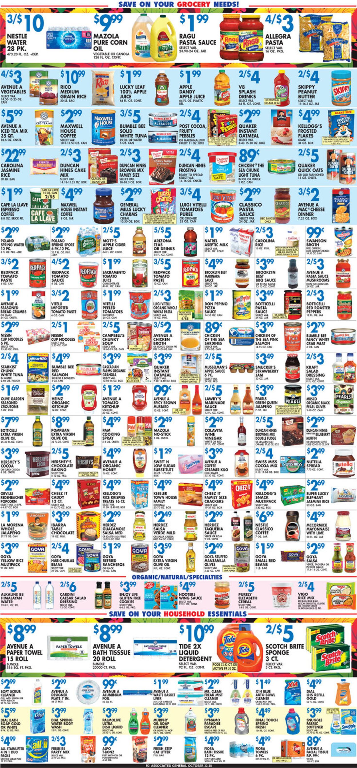Catalogue Associated Supermarkets from 10/22/2021