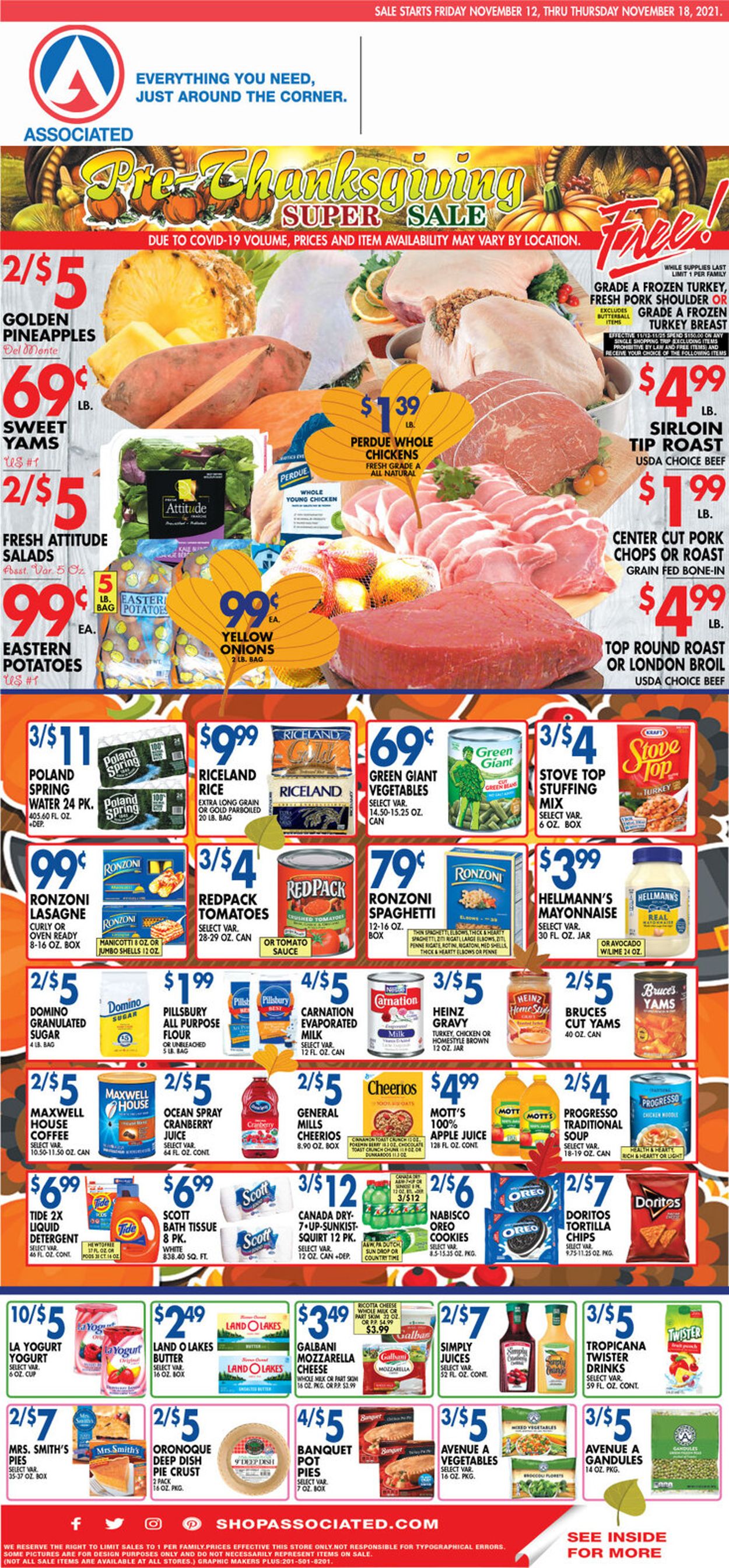 Catalogue Associated Supermarkets from 11/12/2021