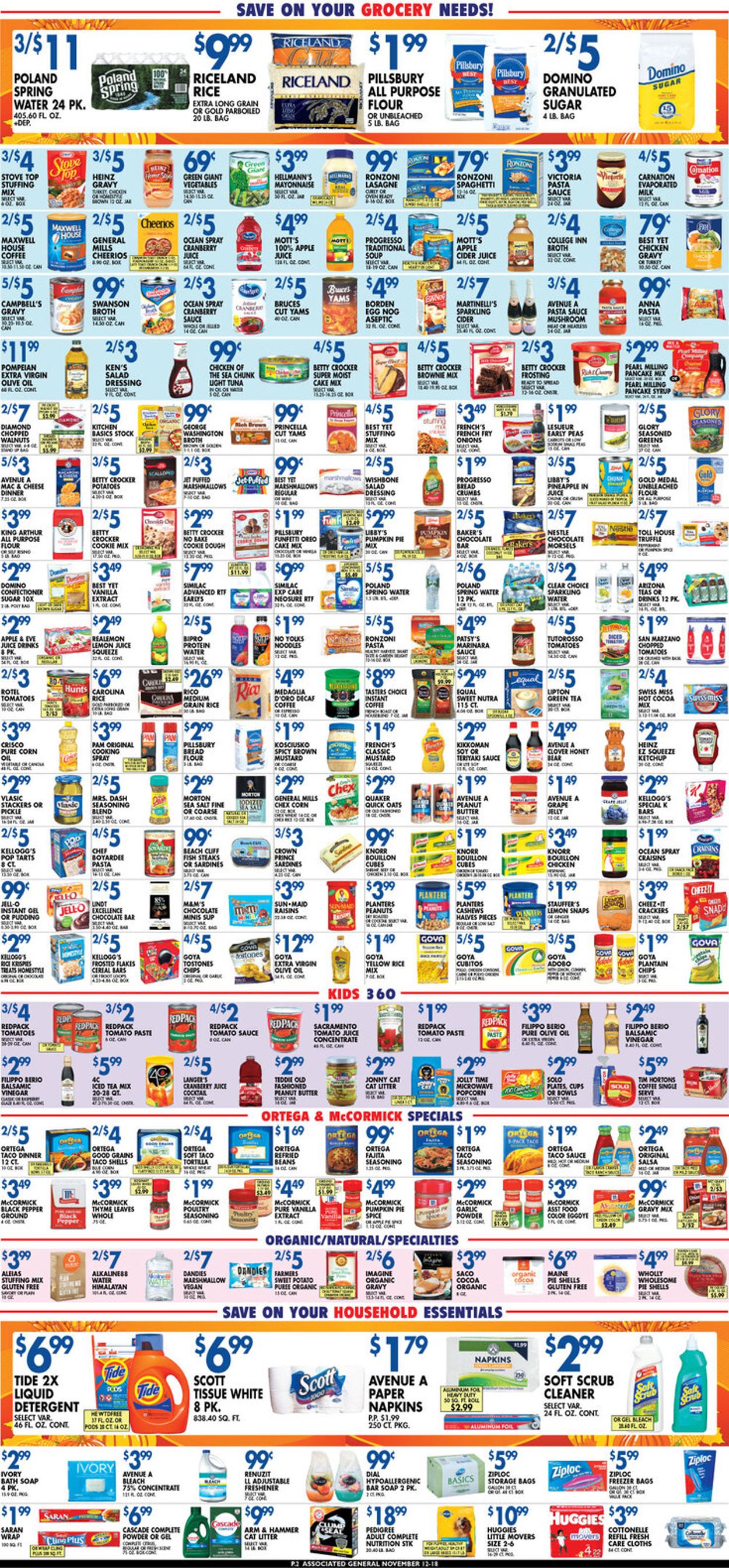 Catalogue Associated Supermarkets from 11/12/2021