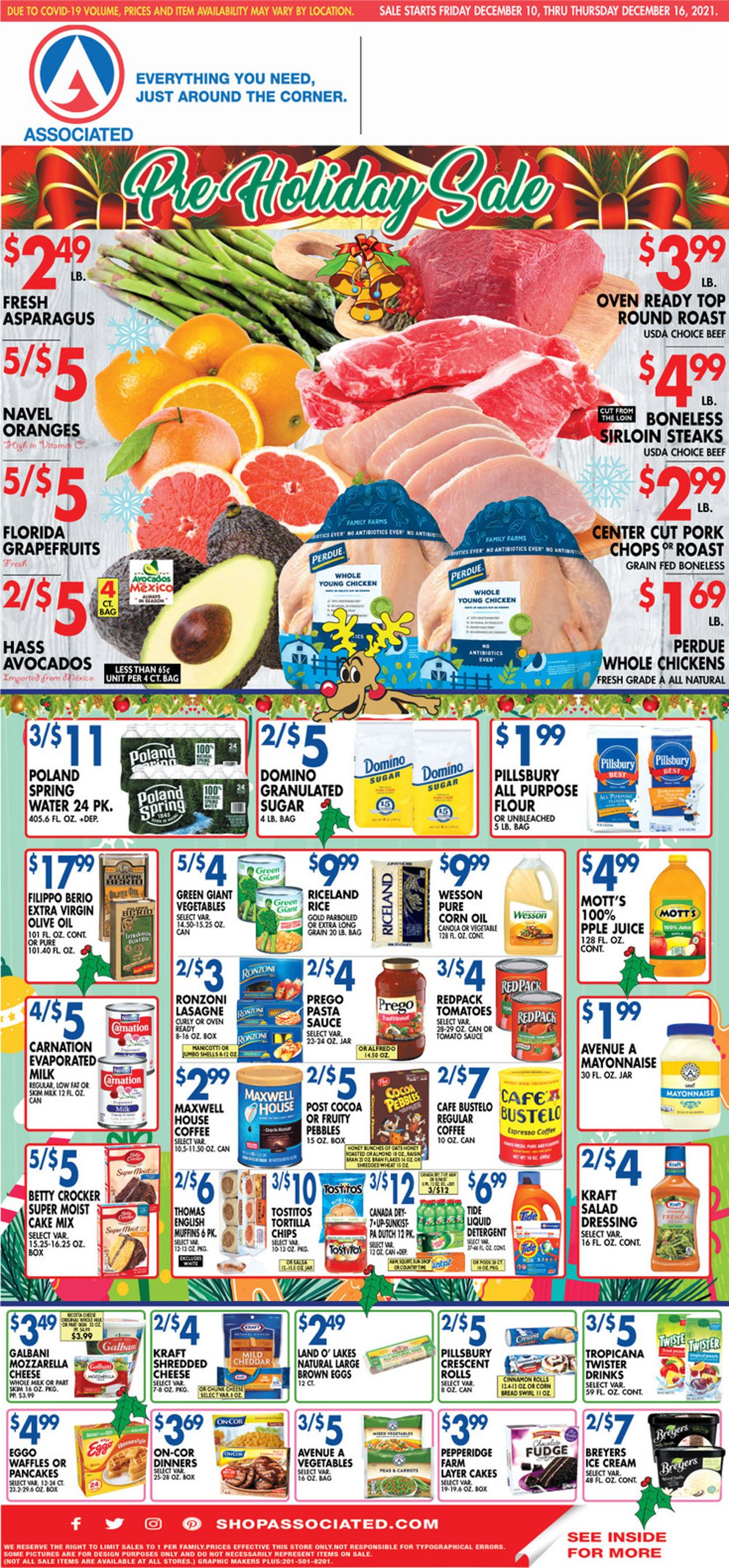 Catalogue Associated Supermarkets HOLIDAY 2021 from 12/10/2021