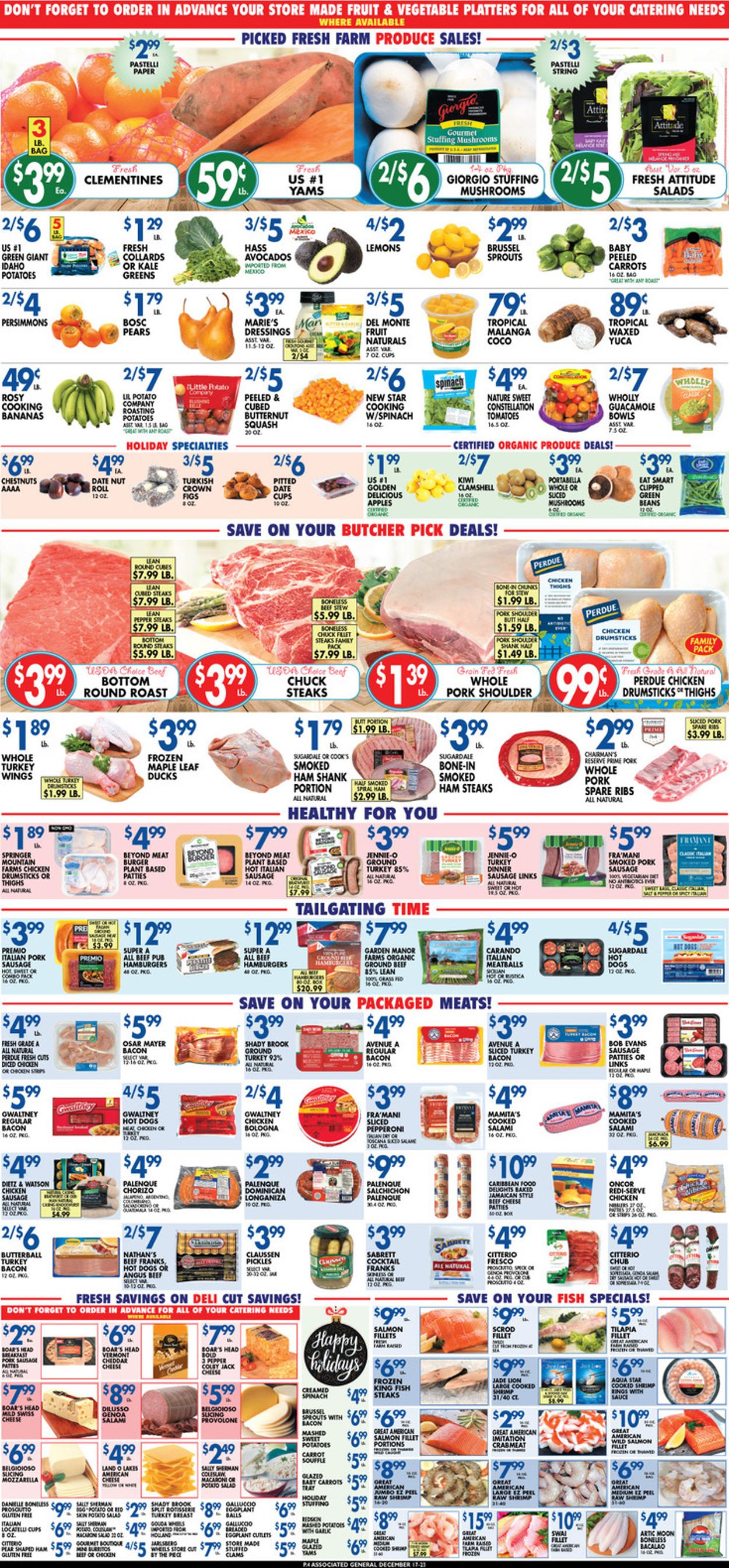 Catalogue Associated Supermarkets HOLIDAY 2021 from 12/17/2021