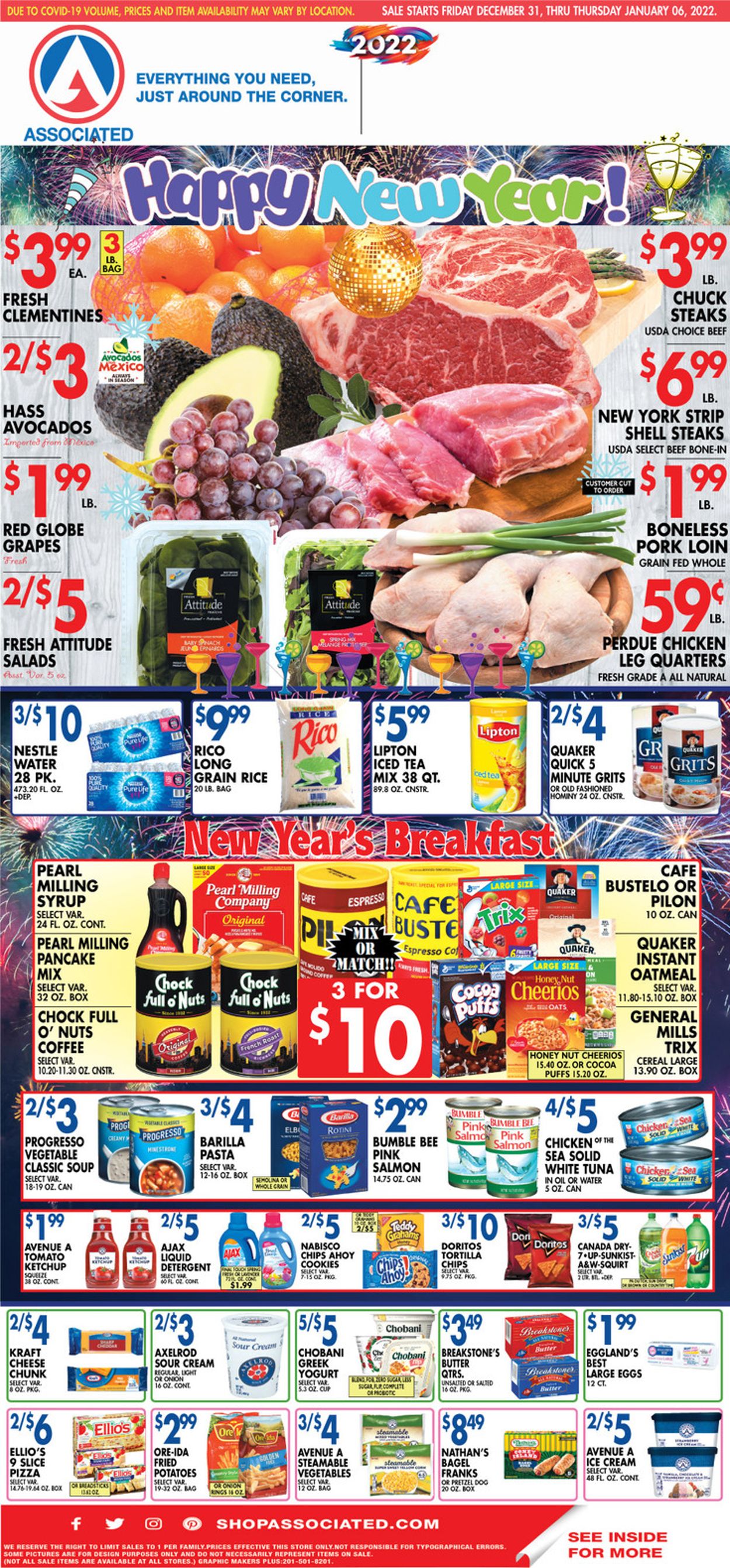 Catalogue Associated Supermarkets from 12/31/2021