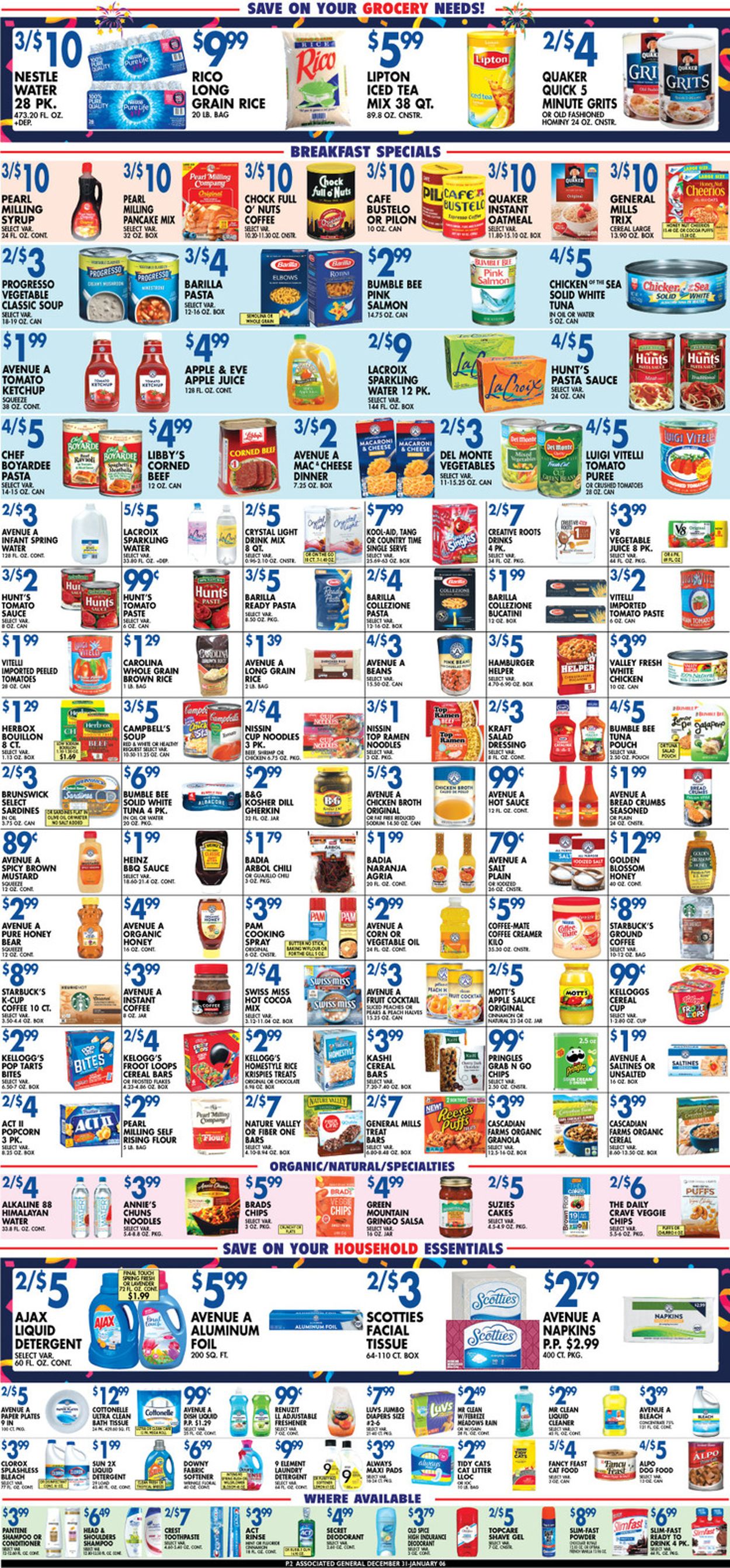 Catalogue Associated Supermarkets from 12/31/2021