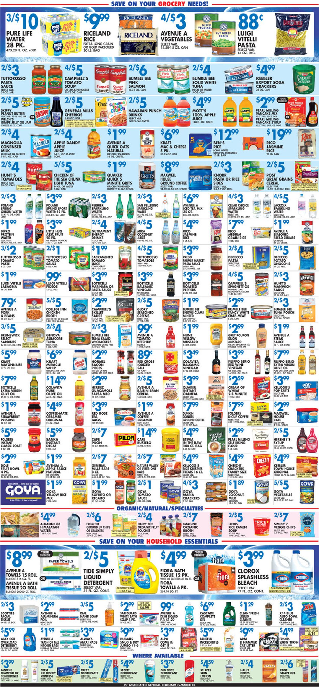 Catalogue Associated Supermarkets from 02/25/2022