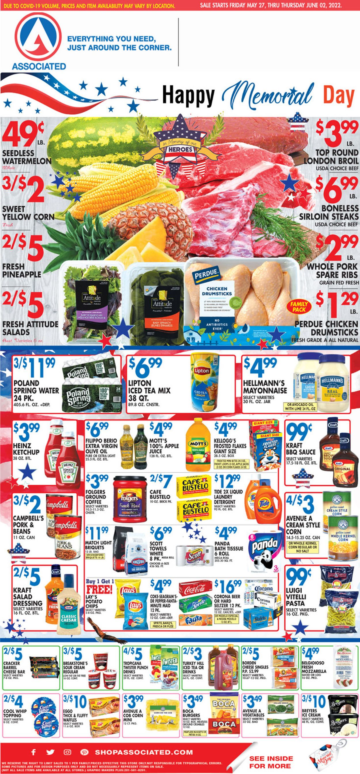 Catalogue Associated Supermarkets from 05/27/2022