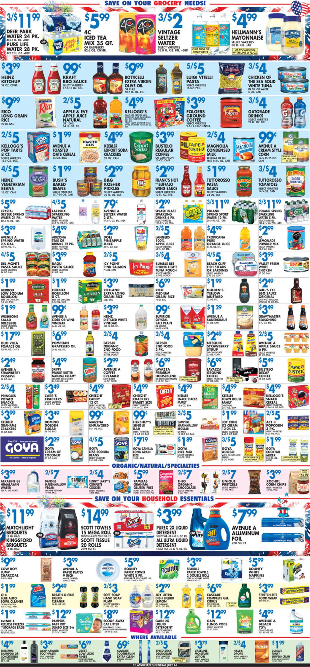 Catalogue Associated Supermarkets from 07/01/2022