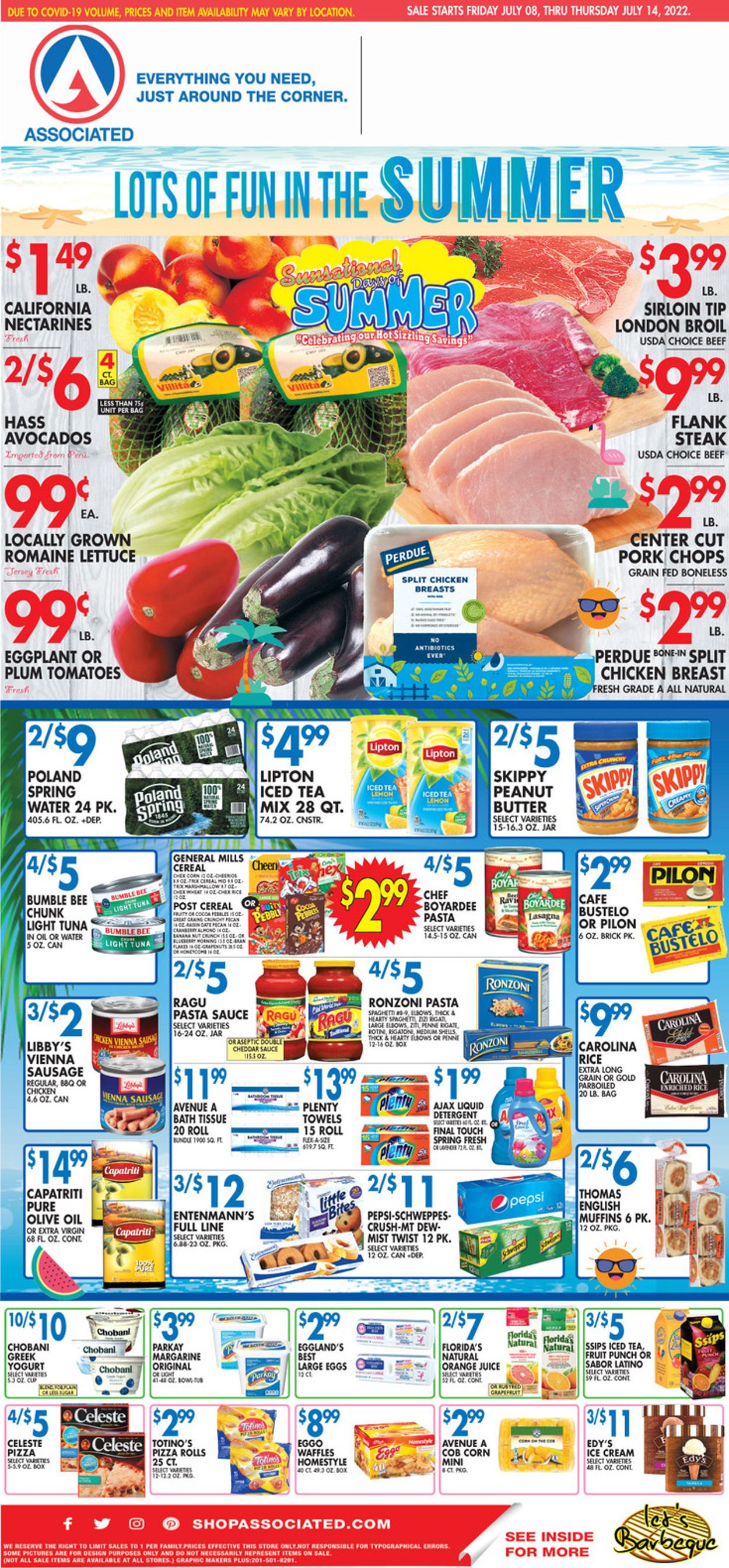 Catalogue Associated Supermarkets from 07/08/2022