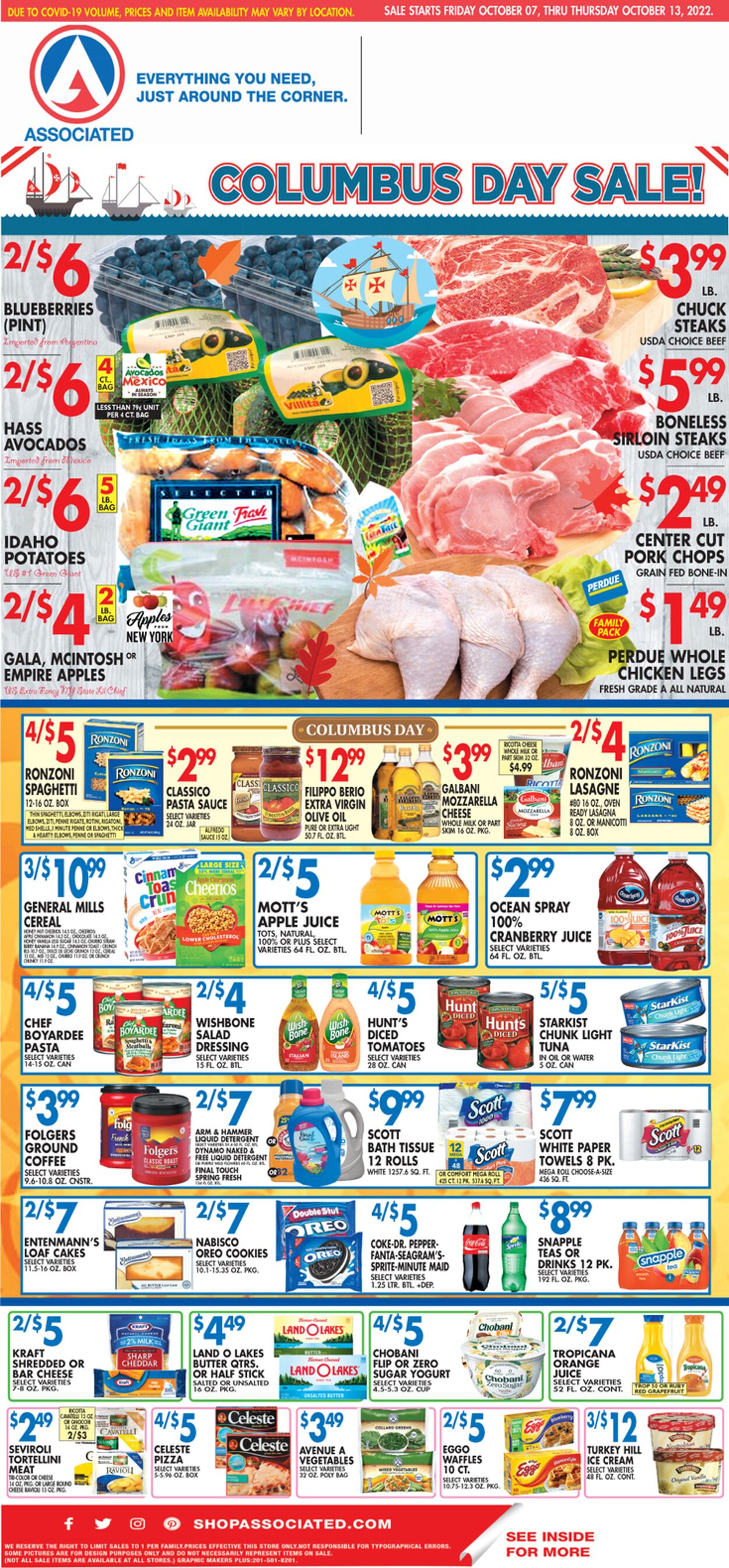 Catalogue Associated Supermarkets from 10/07/2022