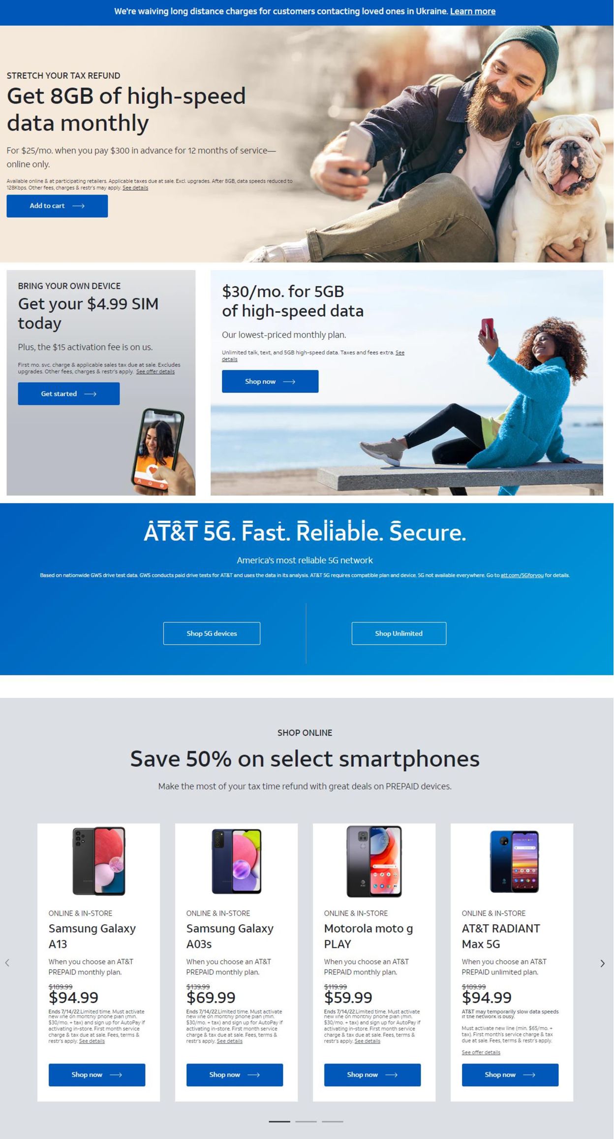 Catalogue AT&T from 04/22/2022