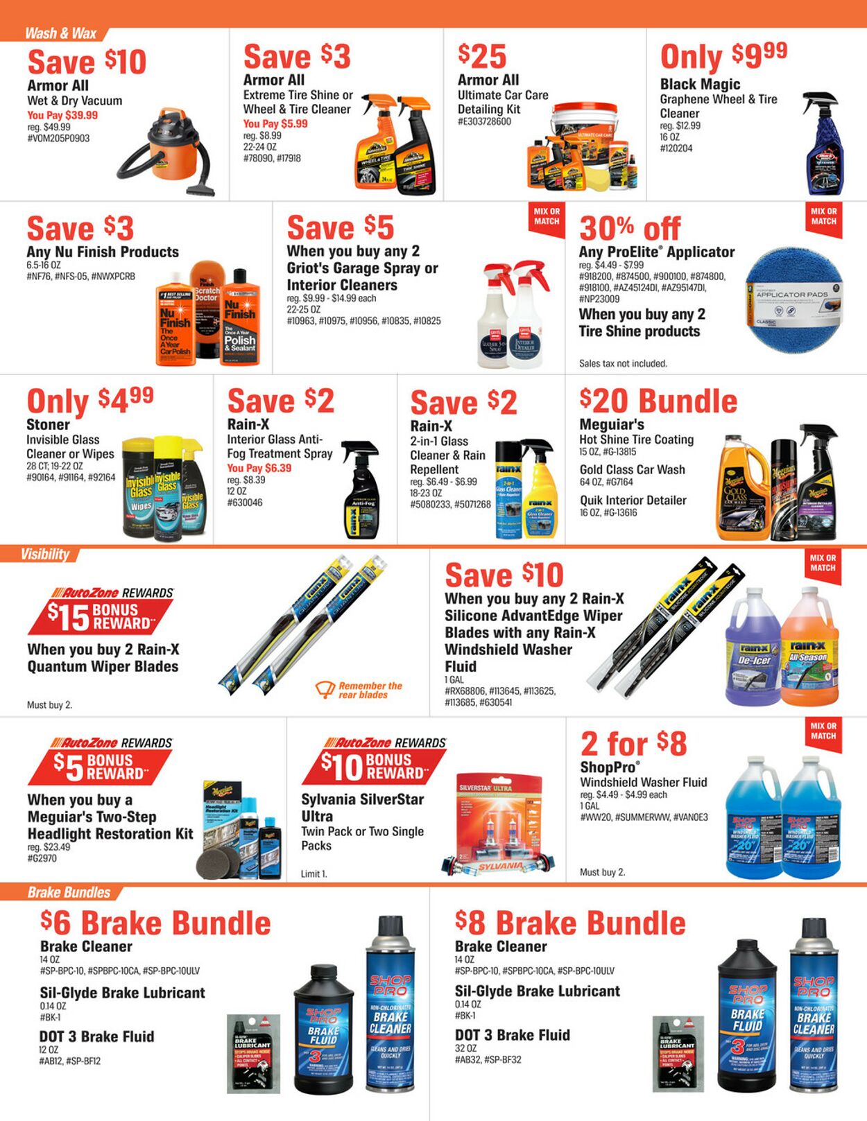 Catalogue Autozone from 10/22/2024