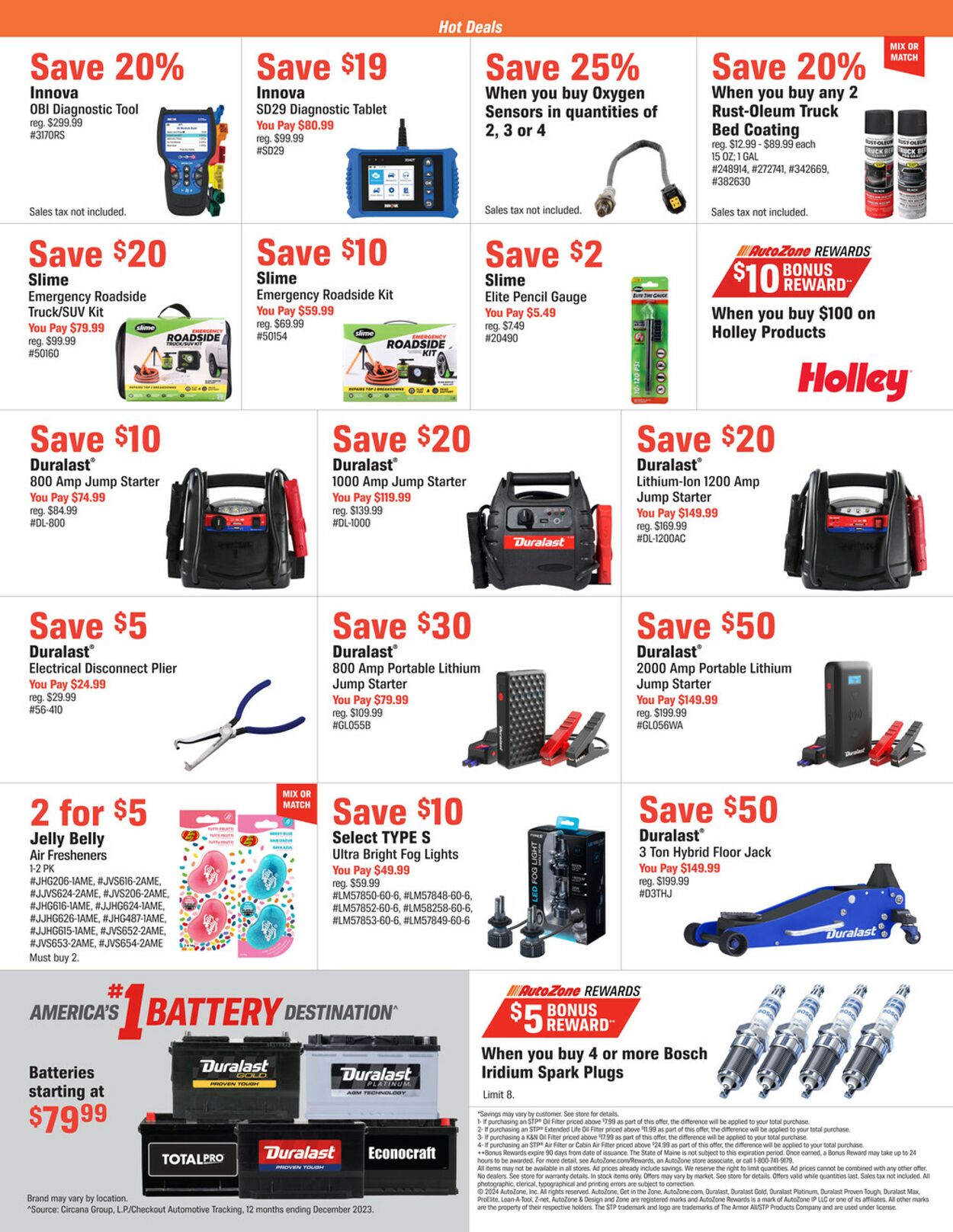 Catalogue Autozone from 10/22/2024